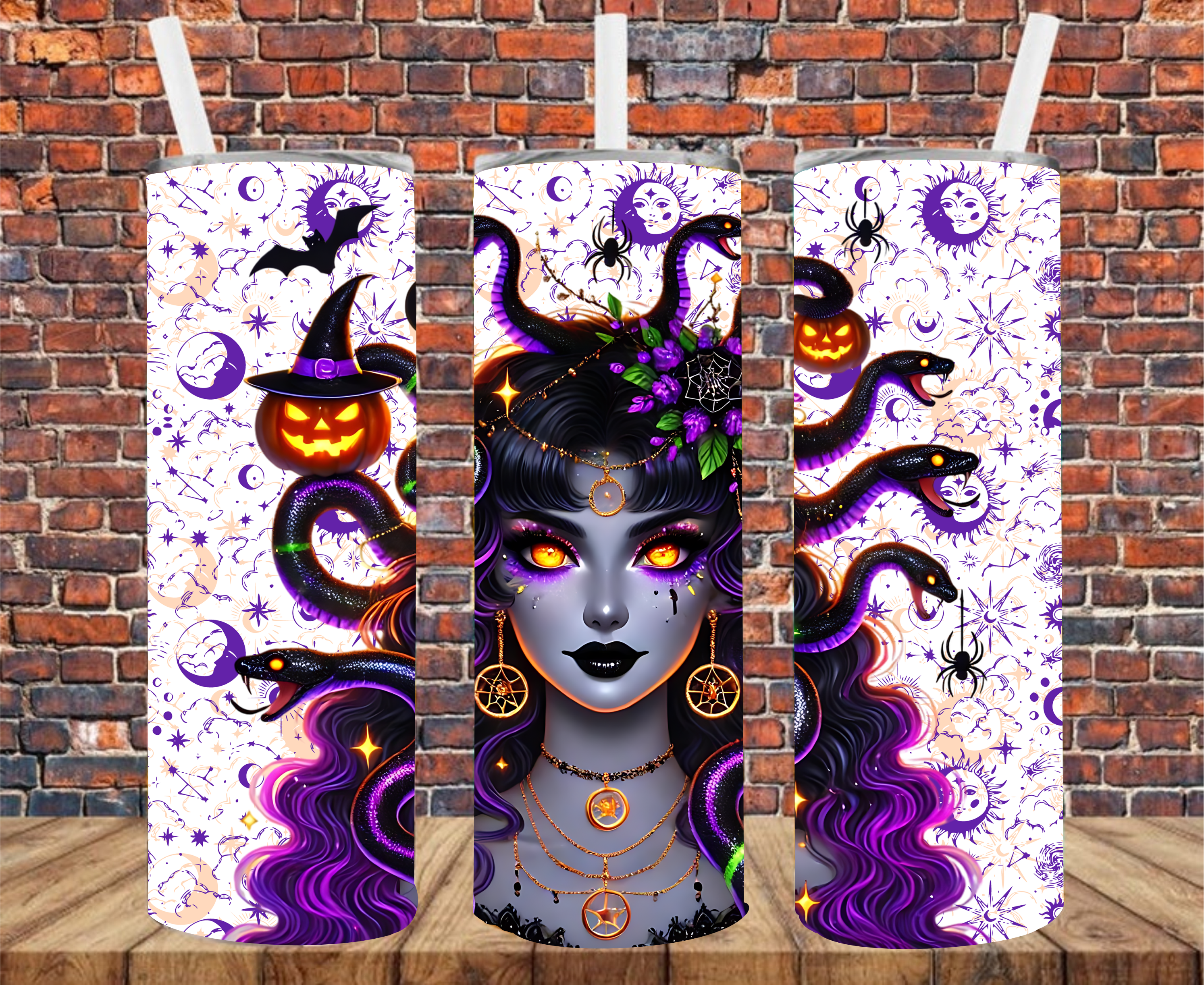 Spooky Witch - Tumbler Wrap - Sublimation Transfer