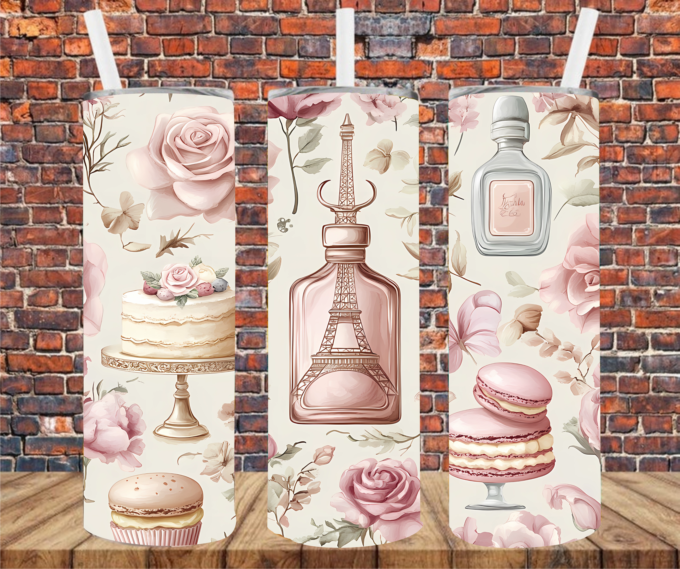 Paris - Tumbler Wrap - Sublimation Transfers