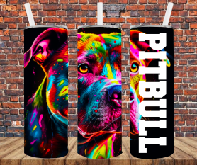 Pitbull - Tumbler Wrap - Sublimation Transfers