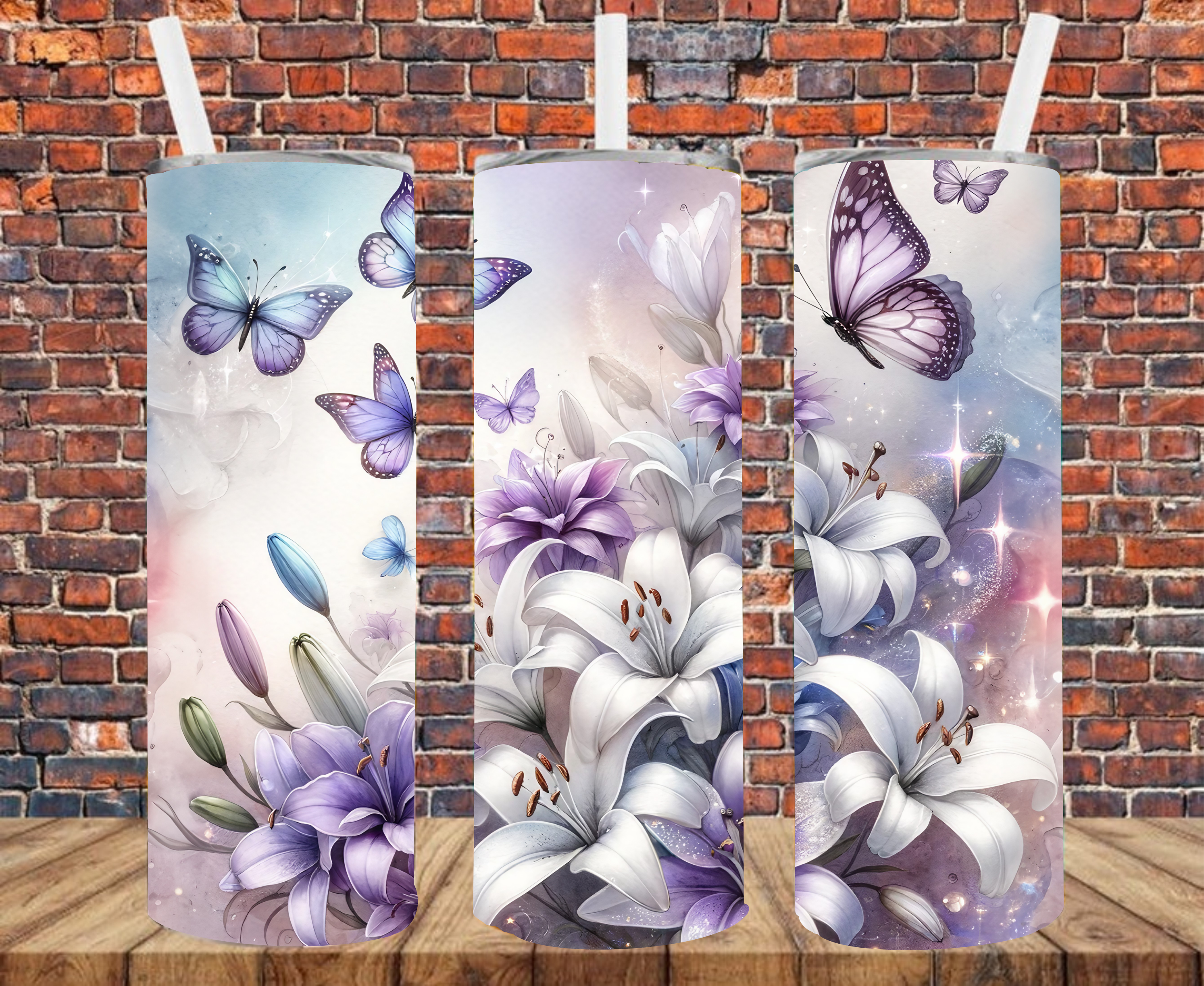 Floral - Tumbler Wrap - Sublimation Transfer