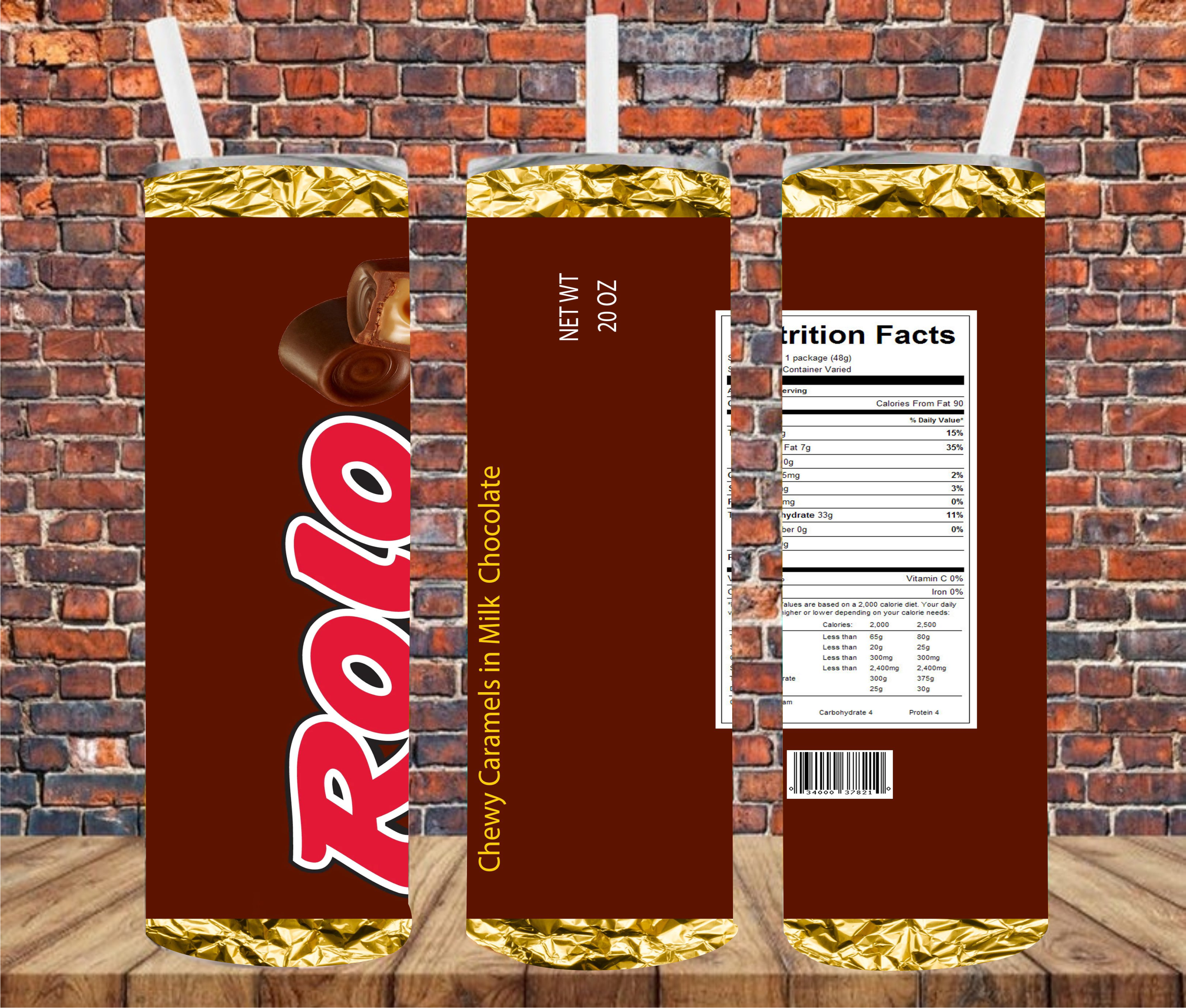 Candy - Sublimation Tumbler Wrap