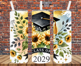 Senior, Choose Year - Tumbler Wrap - Sublimation Transfer