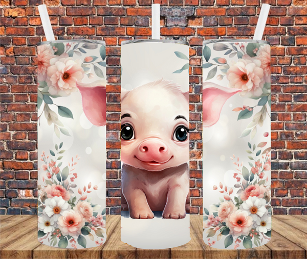 Country Pig - Tumbler Wrap - Sublimation Transfers