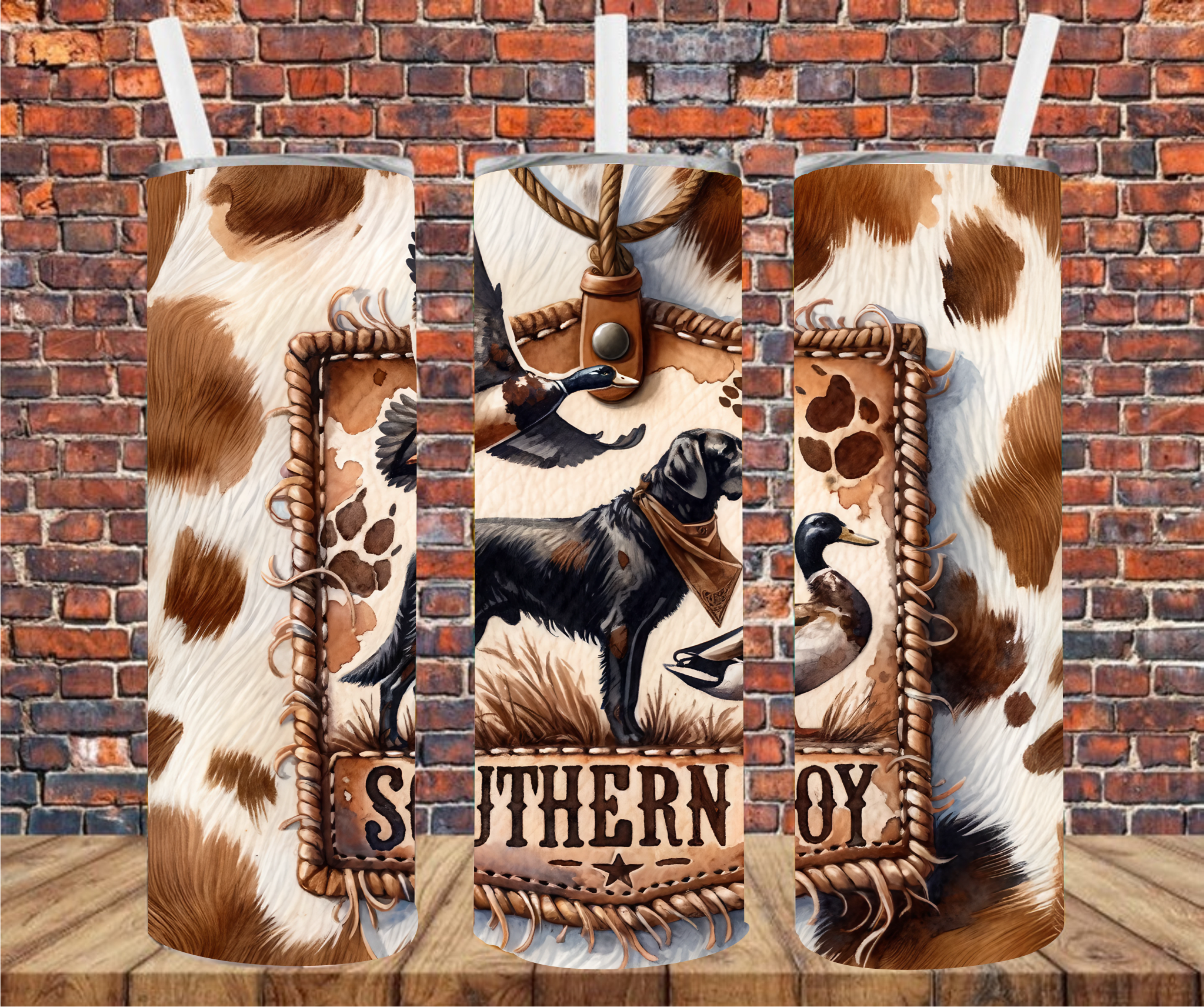 Southern Boy - Tumbler Wrap - Vinyl Transfer