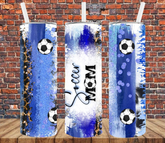 Soccer Mom - Tumbler Wrap Sublimation Transfers
