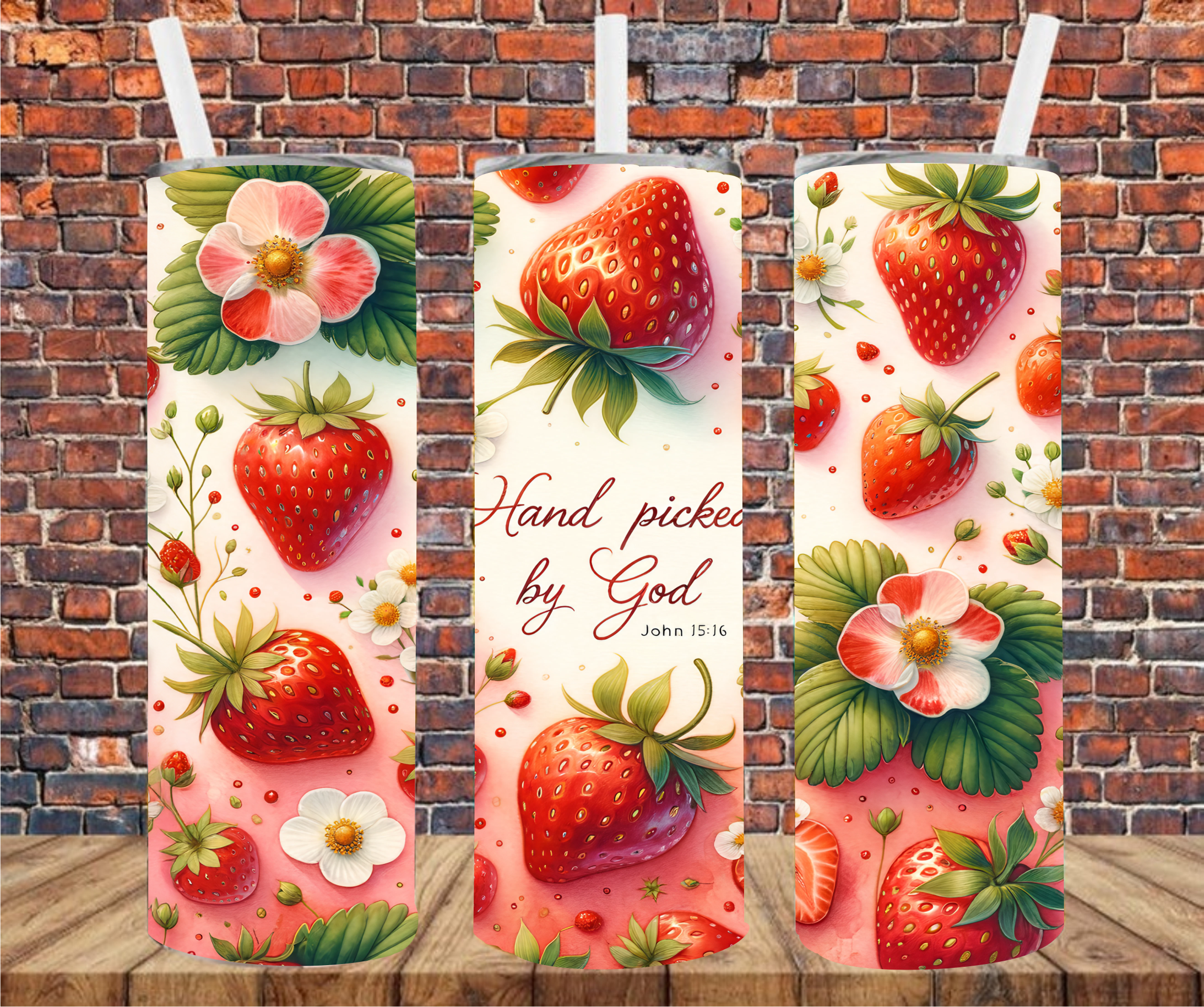 Hand Picked By God - Tumbler Wrap - Sublimation Transfer