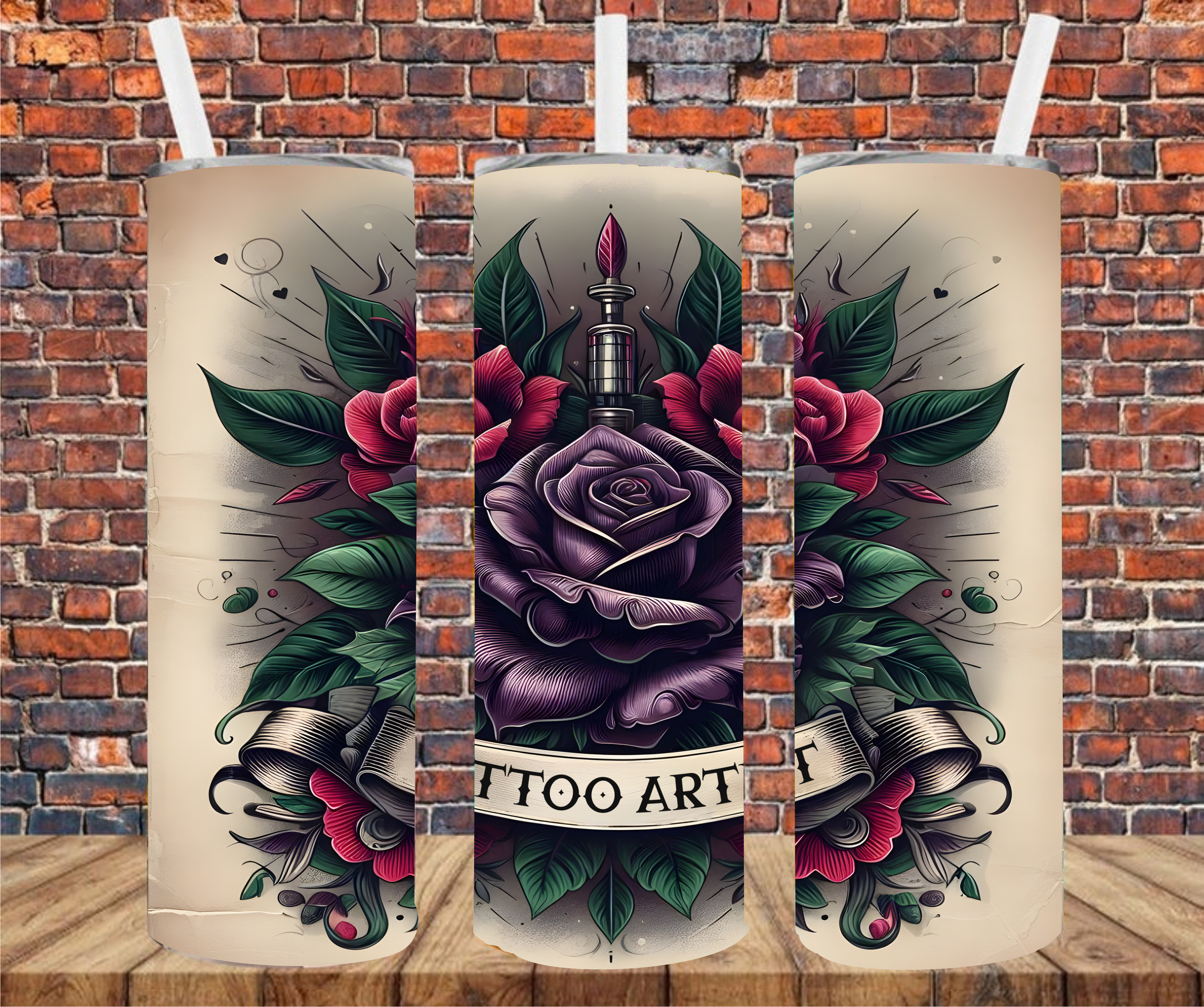 Tattoo Artist - Tumbler Wrap - Sublimation Transfer