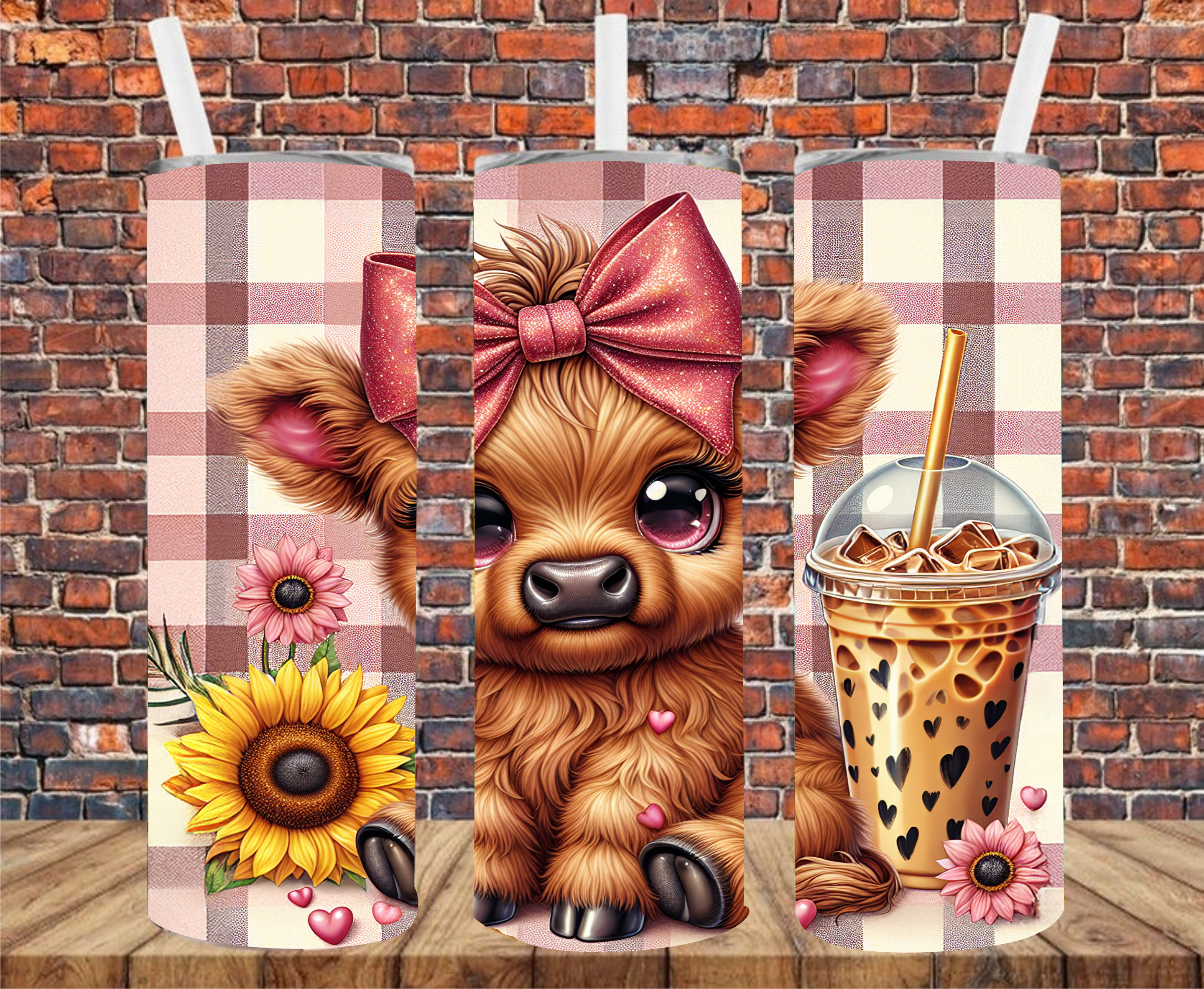 Country Cow - Tumbler Wrap - Sublimation Transfer