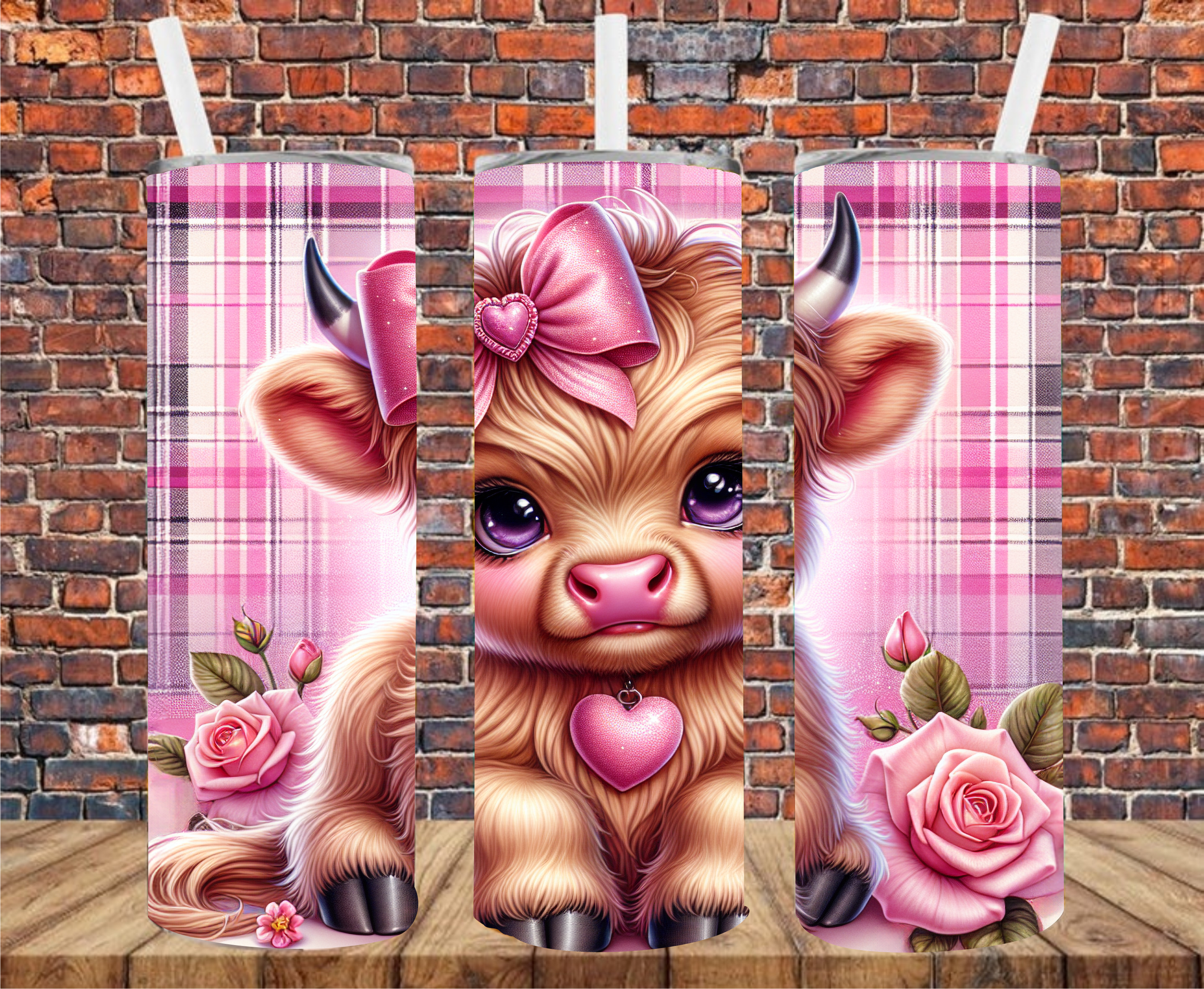 Country Cow - Tumbler Wrap - Sublimation Transfer