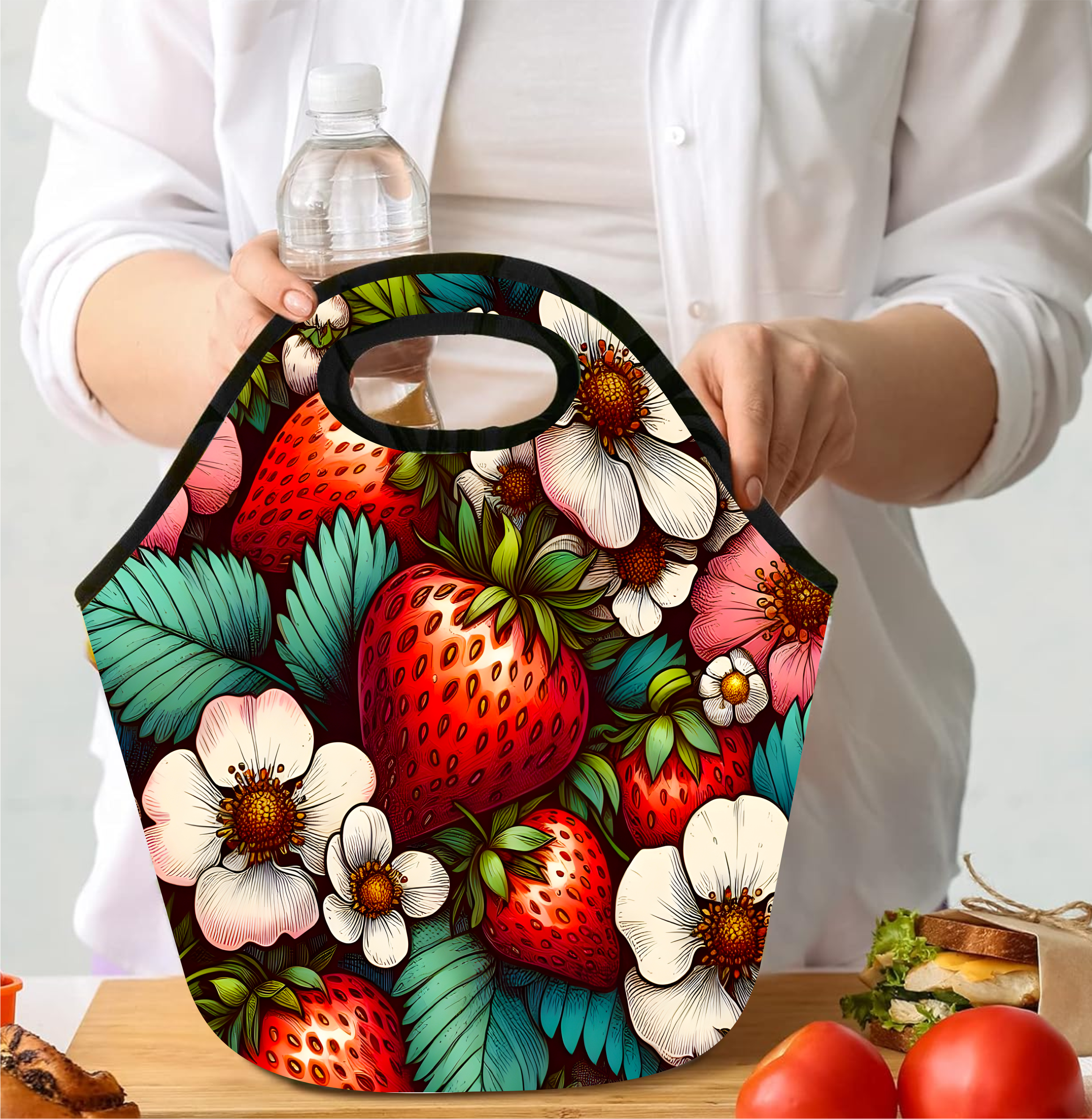 Strawberries - Lunch Tote - Sublimation Transfer