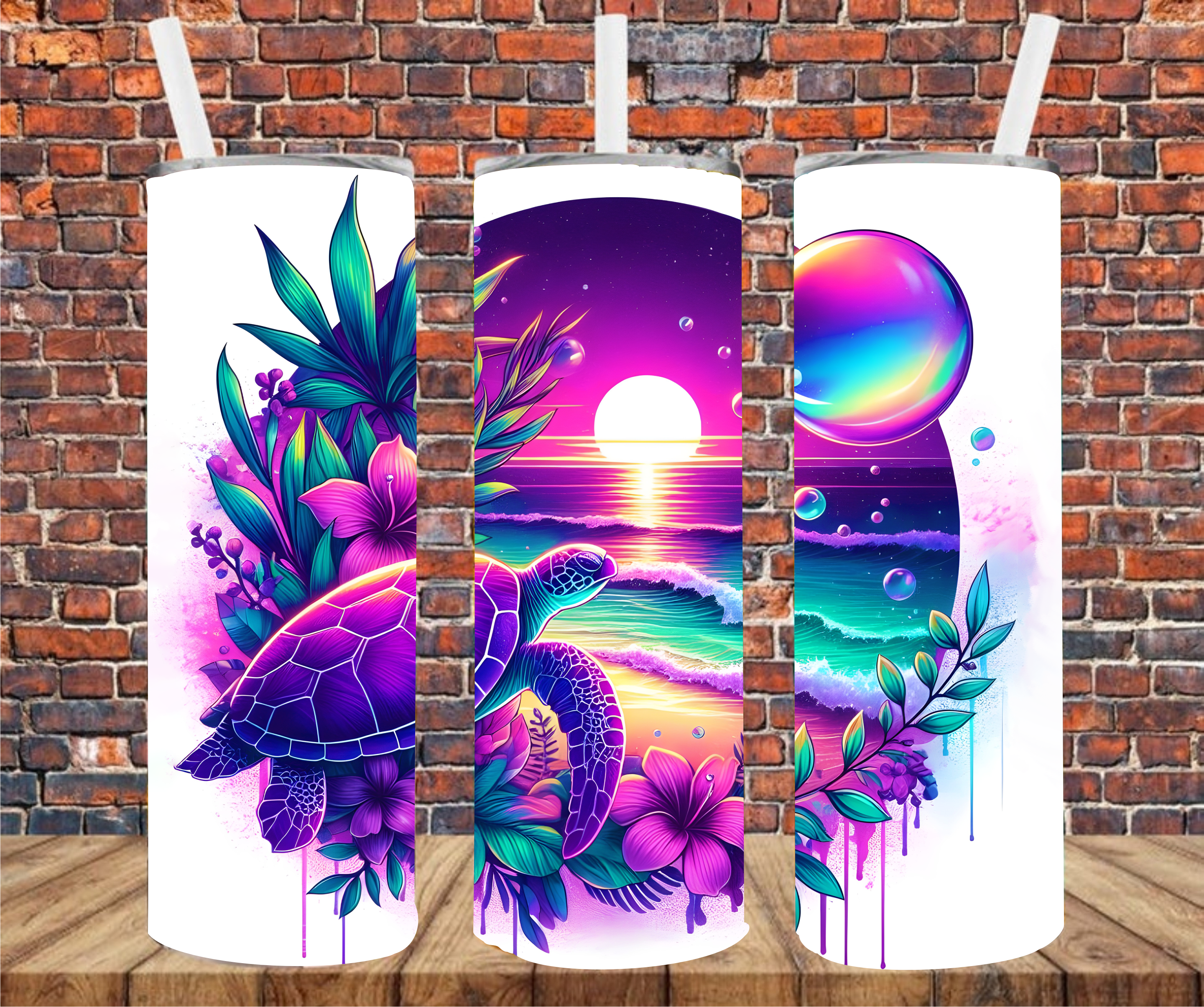 Sea Turtle - Tumbler Wrap - Sublimation Transfer