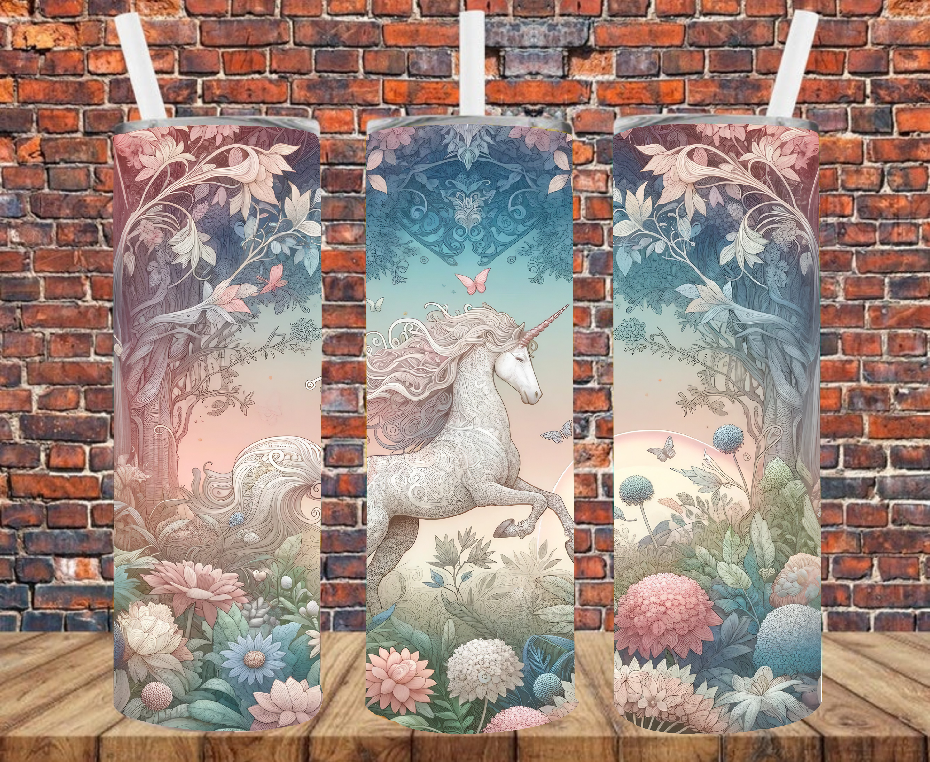 Unicorn - Tumbler Wrap - Sublimation Transfer