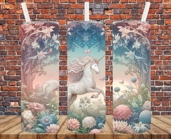 Unicorn - Tumbler Wrap - Sublimation Transfer