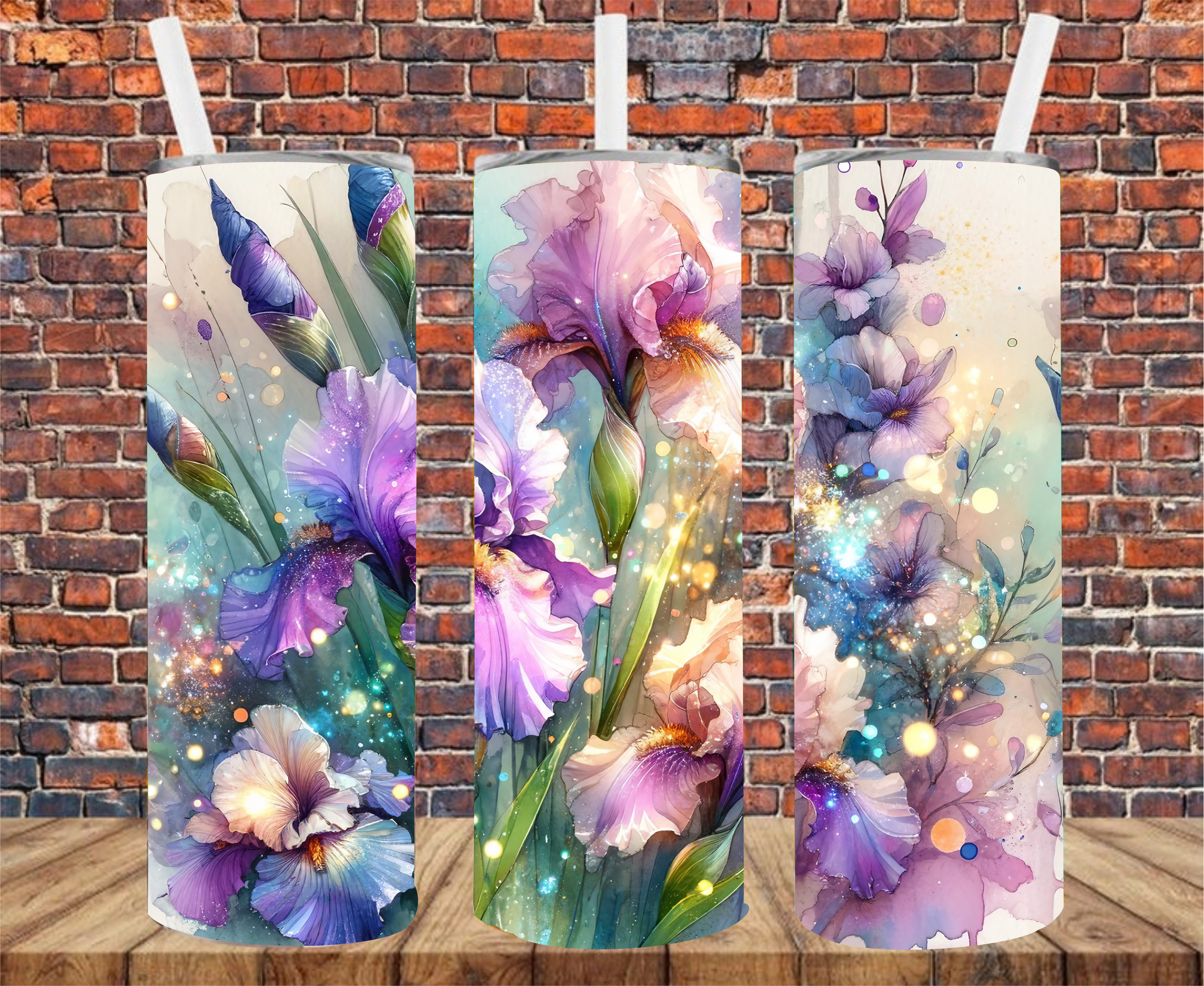 Floral - Tumbler Wrap - Sublimation Transfer