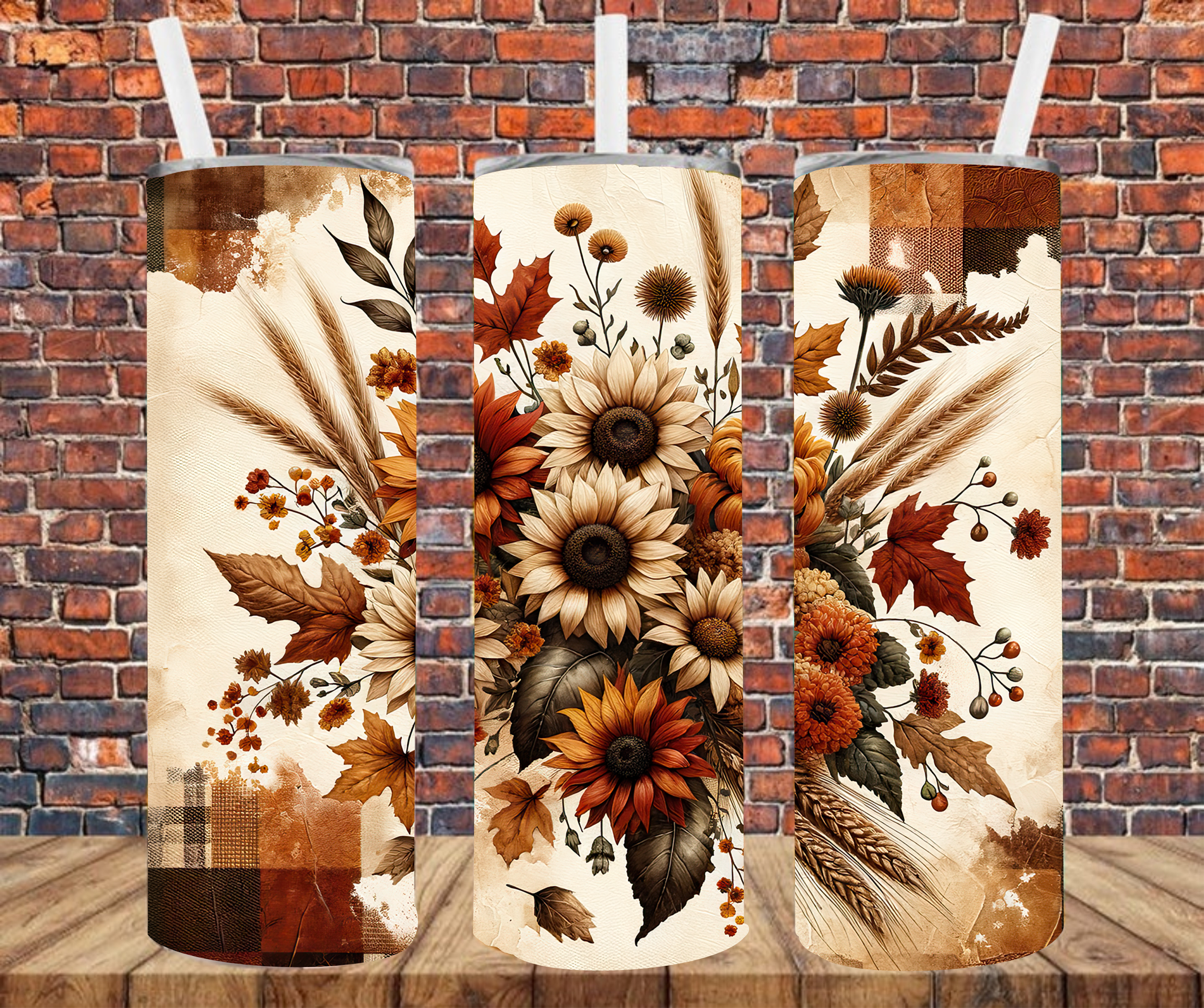 Bouquet - Tumbler Wrap - Sublimation Transfers
