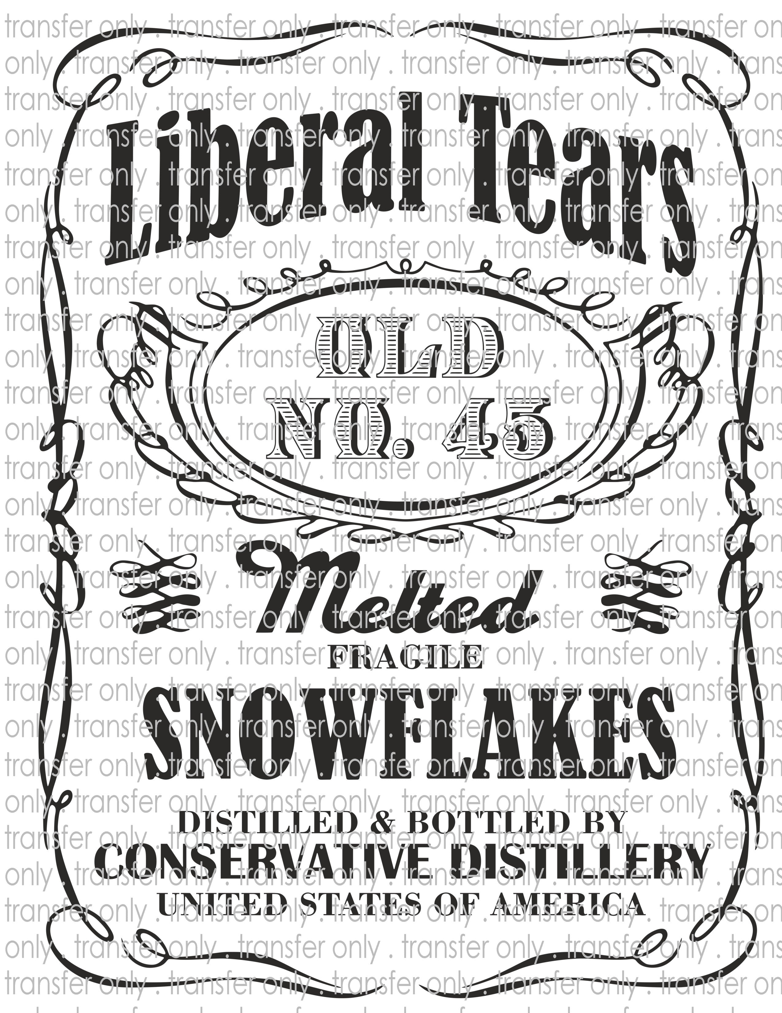 Waterslide, Sublimation Transfers - Mature Trump