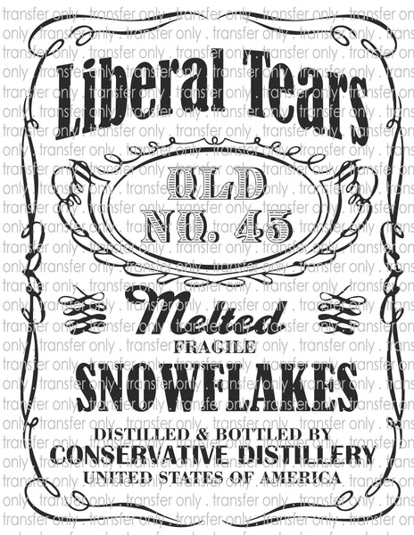 Waterslide, Sublimation Transfers - Mature Trump