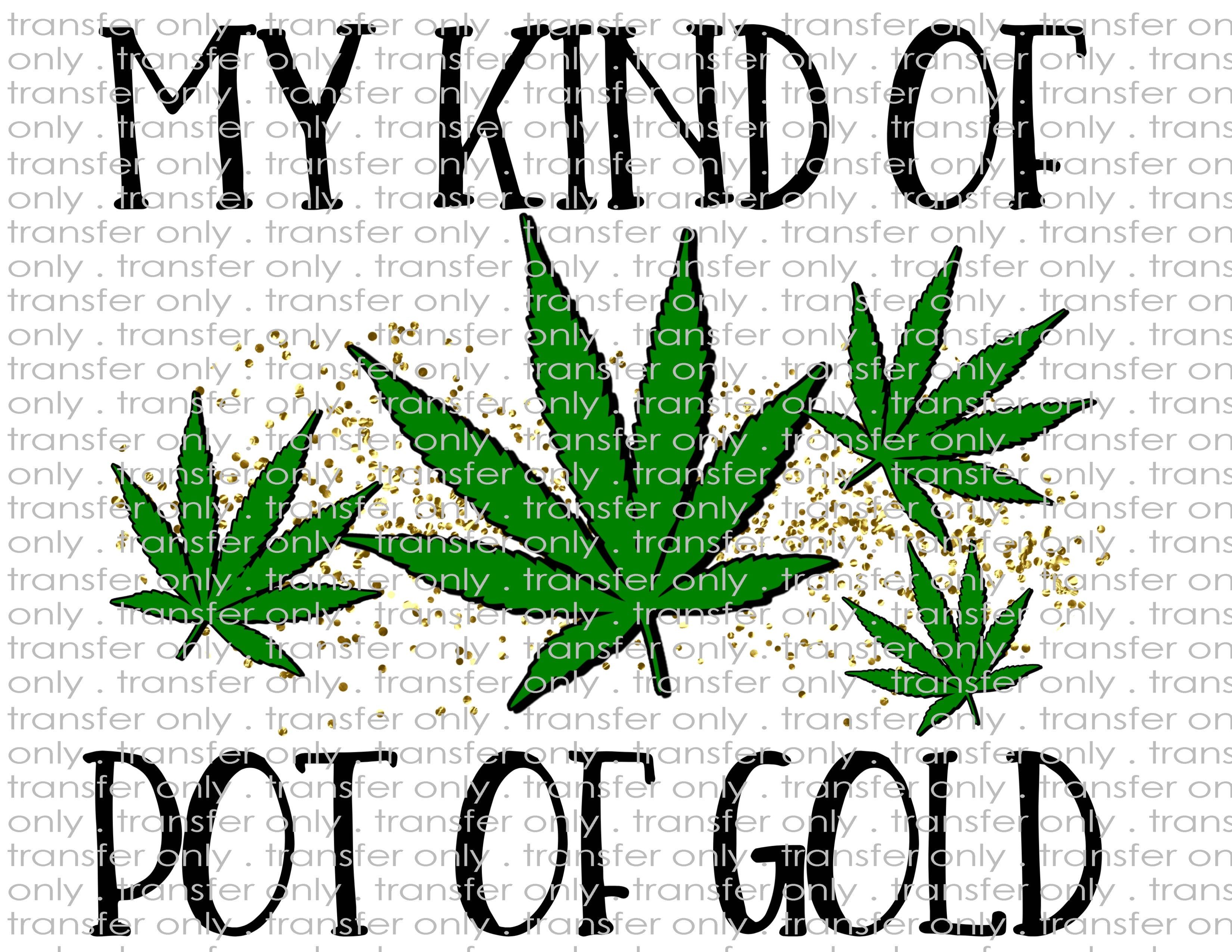 Pot of Gold - Waterslide, Sublimation Transfers