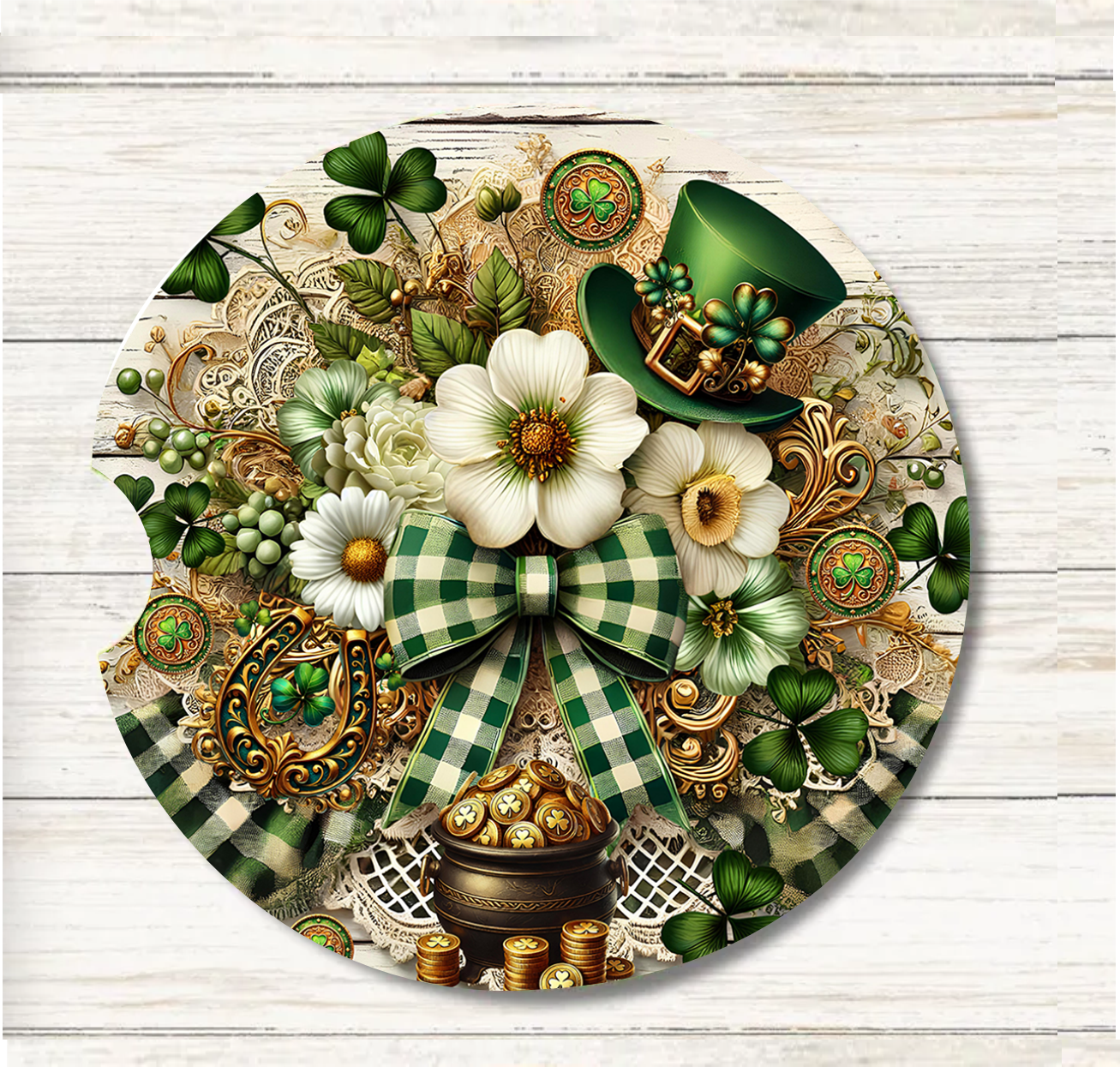 St. Patrick's - Car Coaster & Keychain Transfer