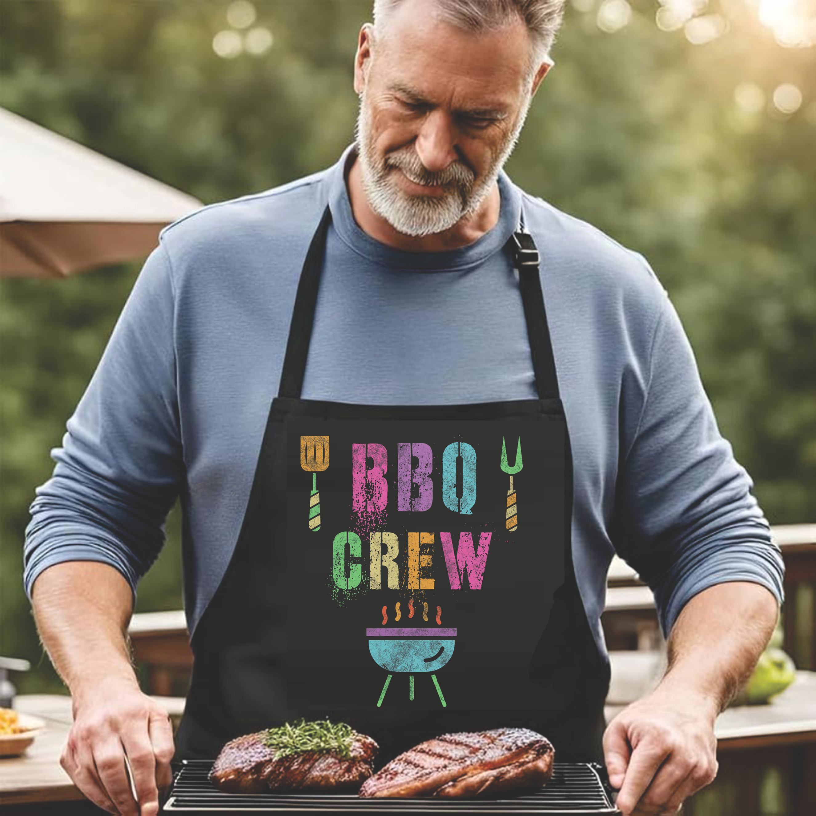 BBQ Crew - DTF Transfer for Shirts & Aprons