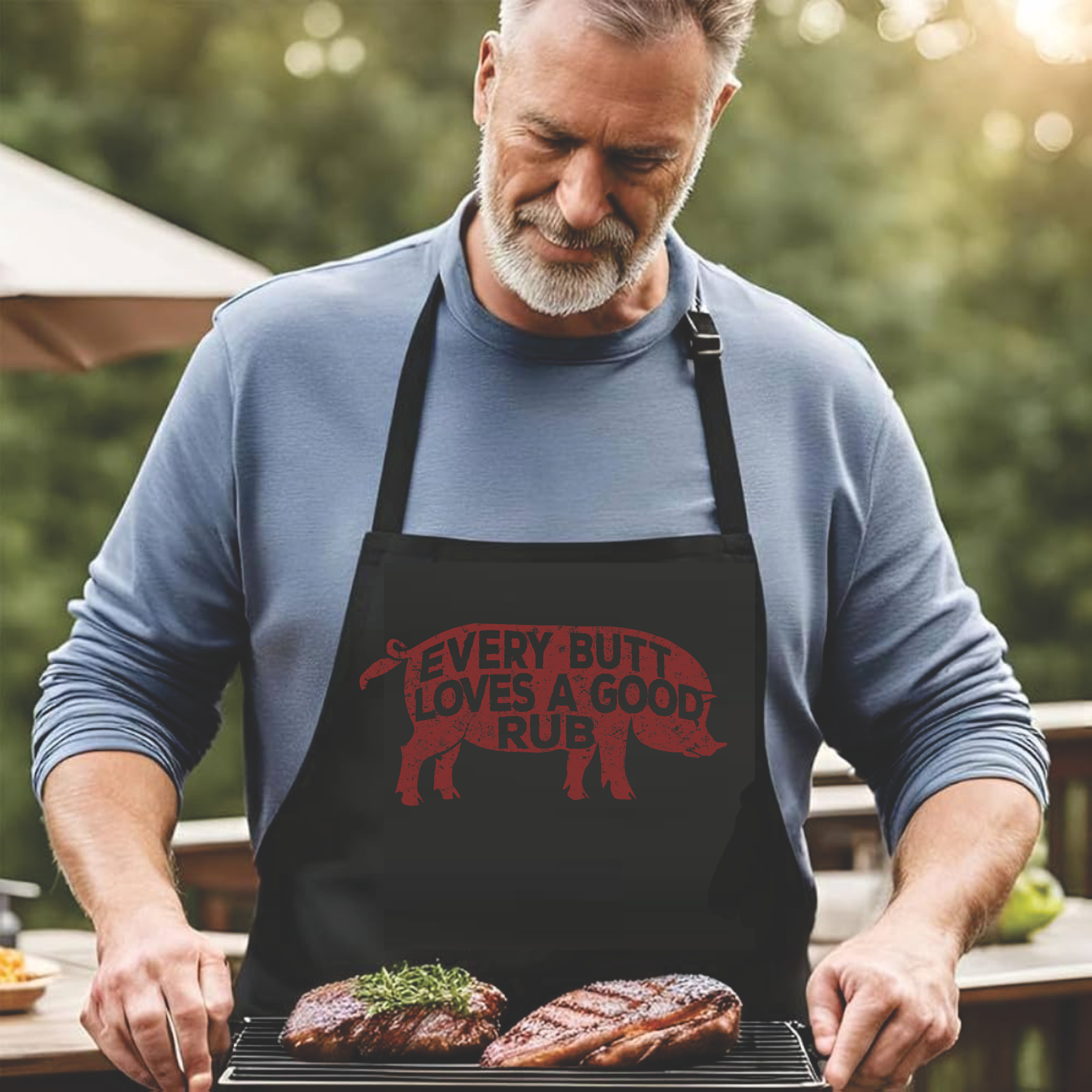 Every Butt Deserves A Good Rub - DTF Transfer for Shirts & Aprons