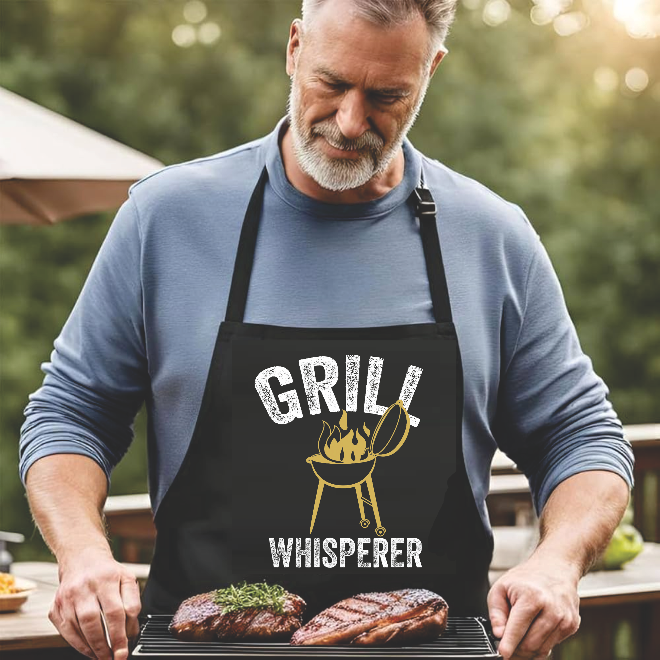 Grill Whisperer - DTF Transfer for Shirts & Aprons