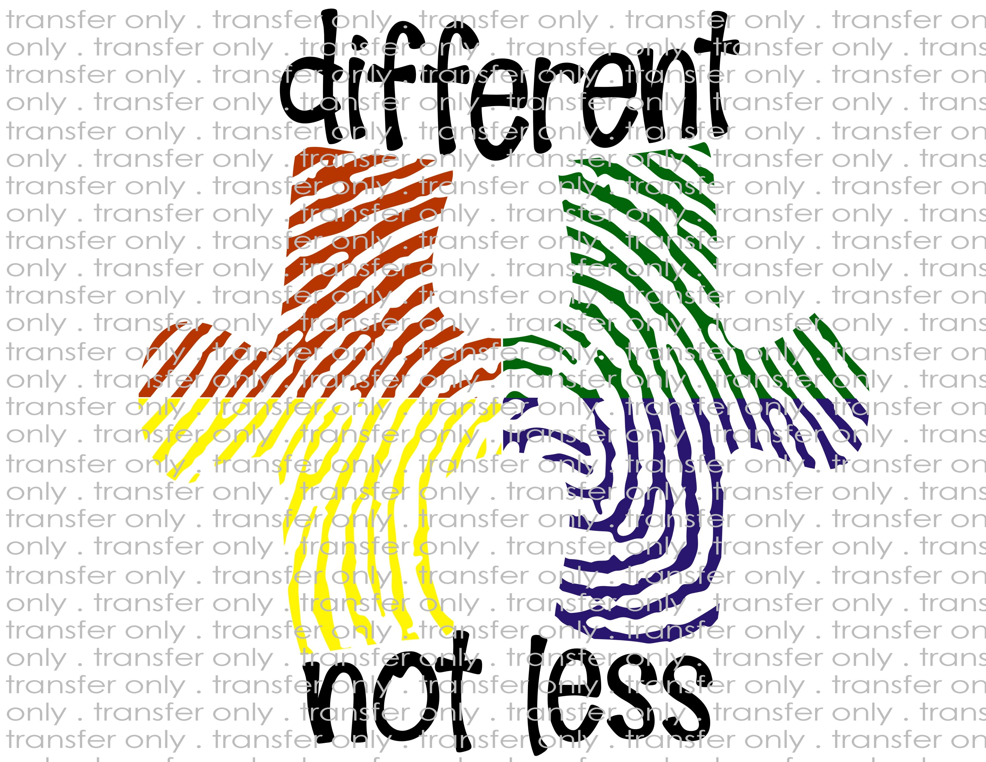 Autism Awareness - Waterslide, Sublimation Transfers