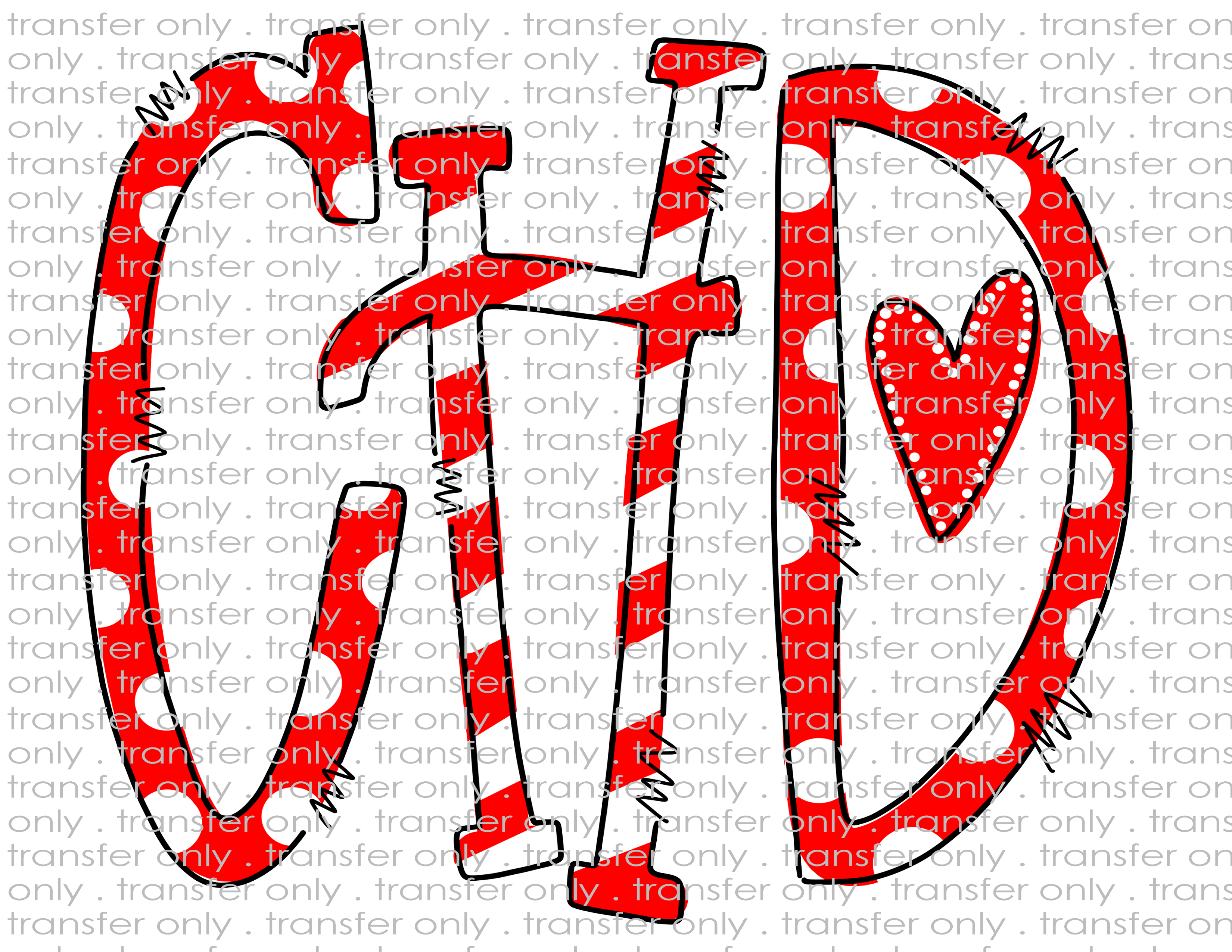 CHD Awareness - Waterslide, Sublimation Transfers