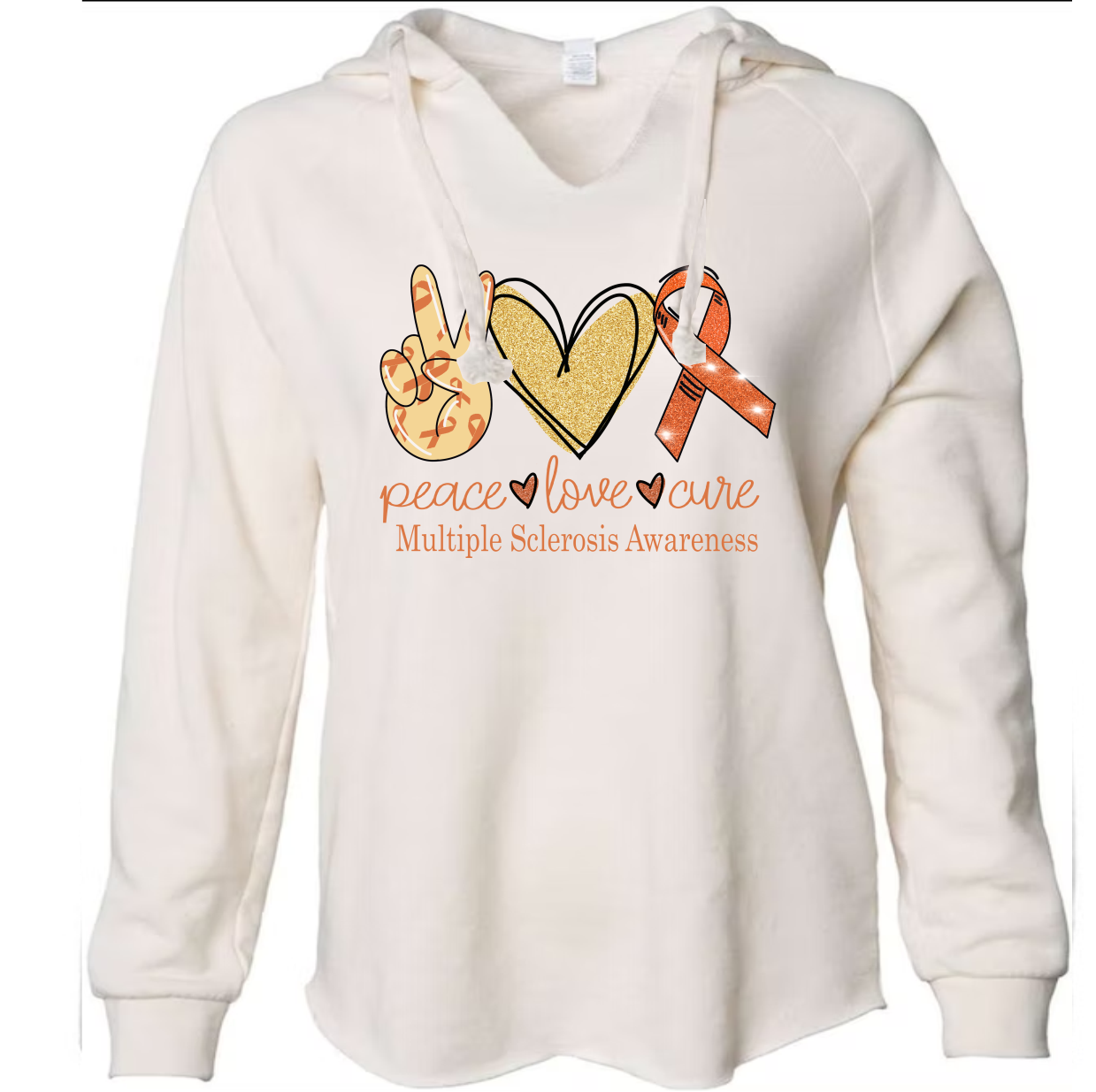 Peace Love Cure Multiple Sclerosis - DTF Transfer