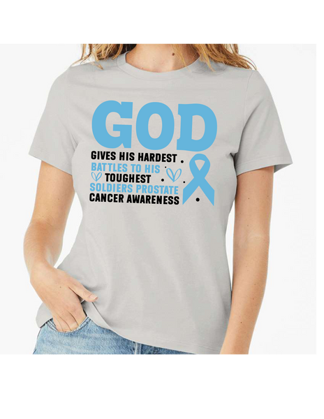 God Gives His Hardest Battles To His Toughest Soldiers - DTF Transfer