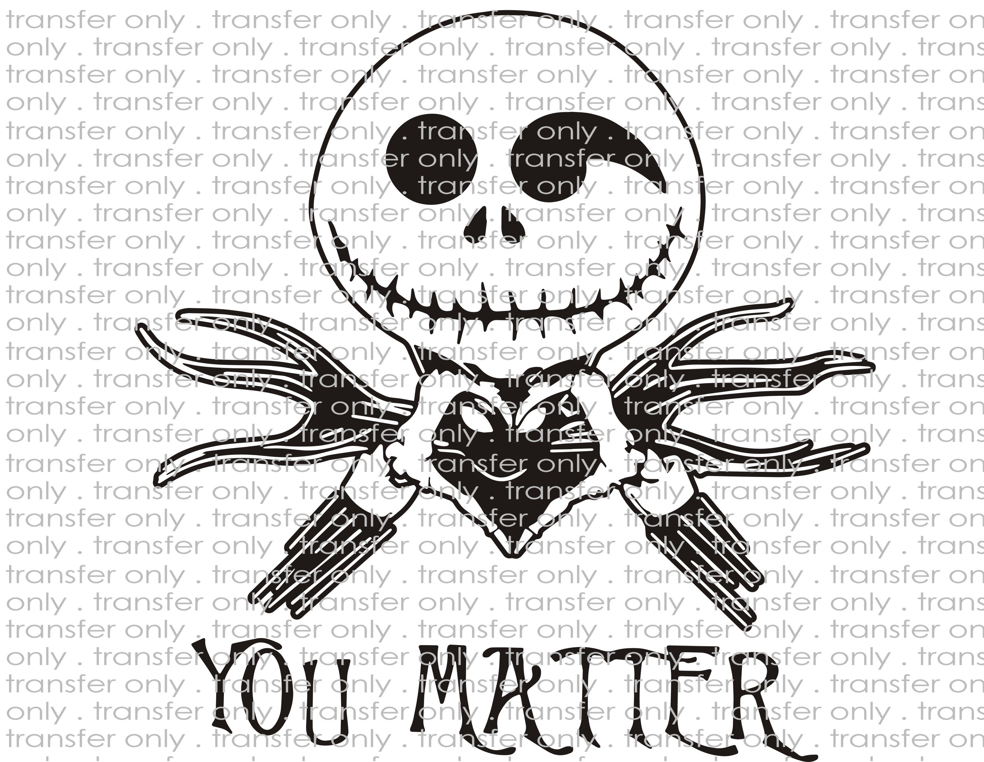Jack You Matter - Waterslide, Sublimation Transfers