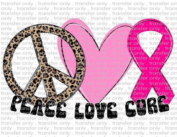 Pink Ribbon Awareness - Waterslide, Sublimation Transfers