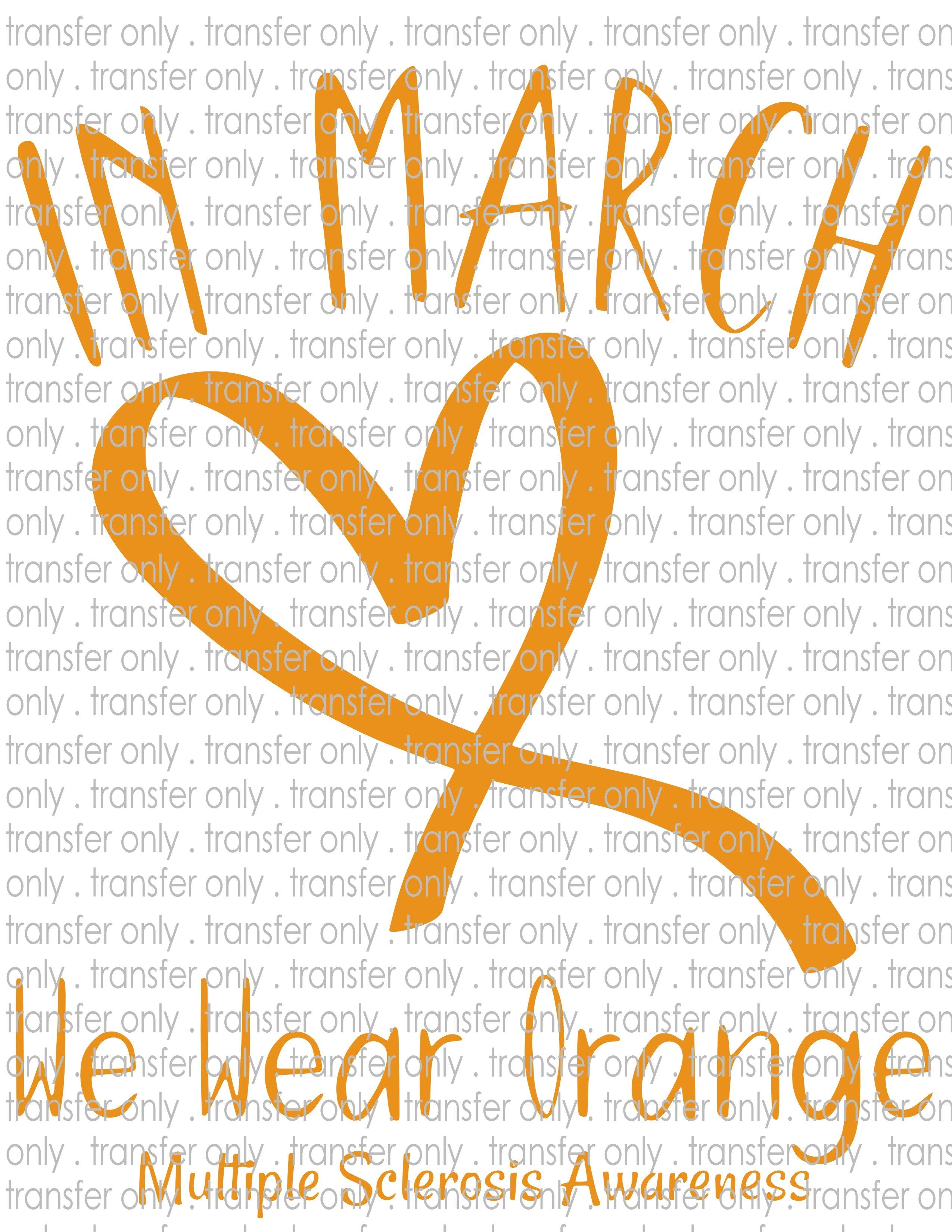 MS Awareness - Waterslide, Sublimation Transfers