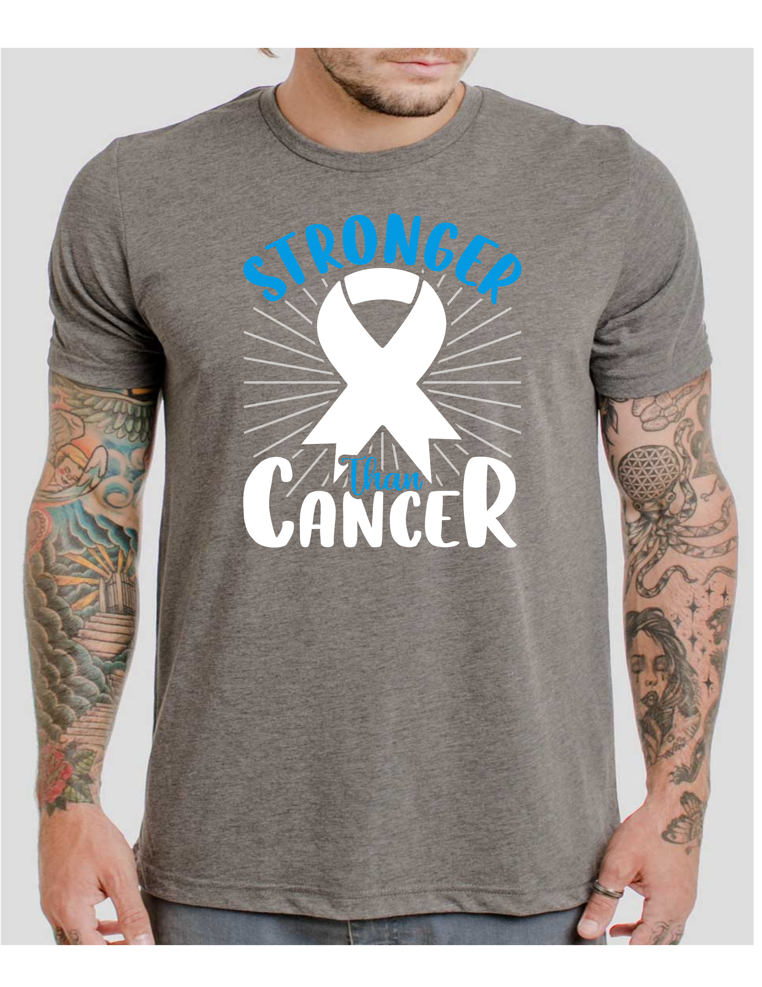 Strong Than Cancer - Prostate Cancer - DTF Transfer