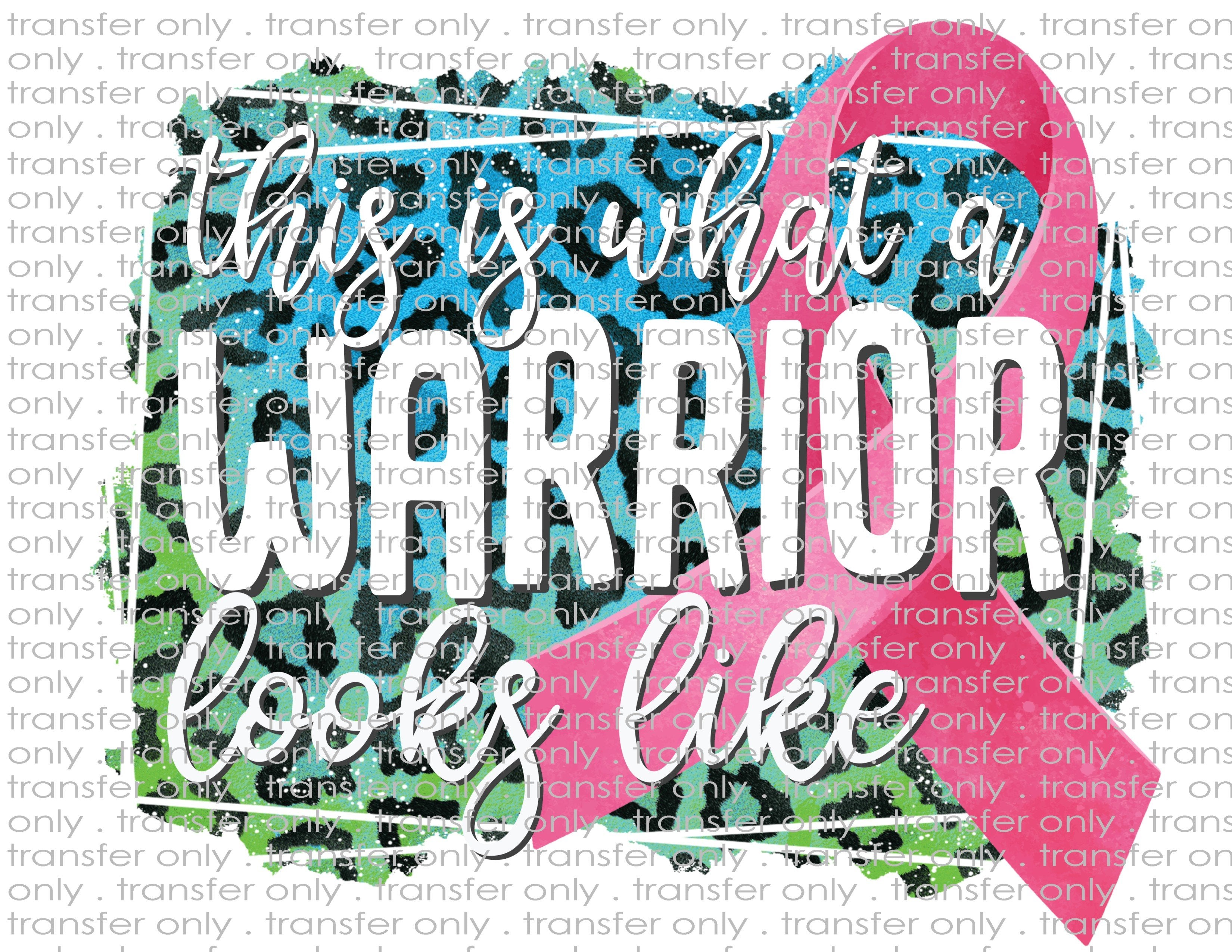 Warrior Awareness - Waterslide, Sublimation Transfers