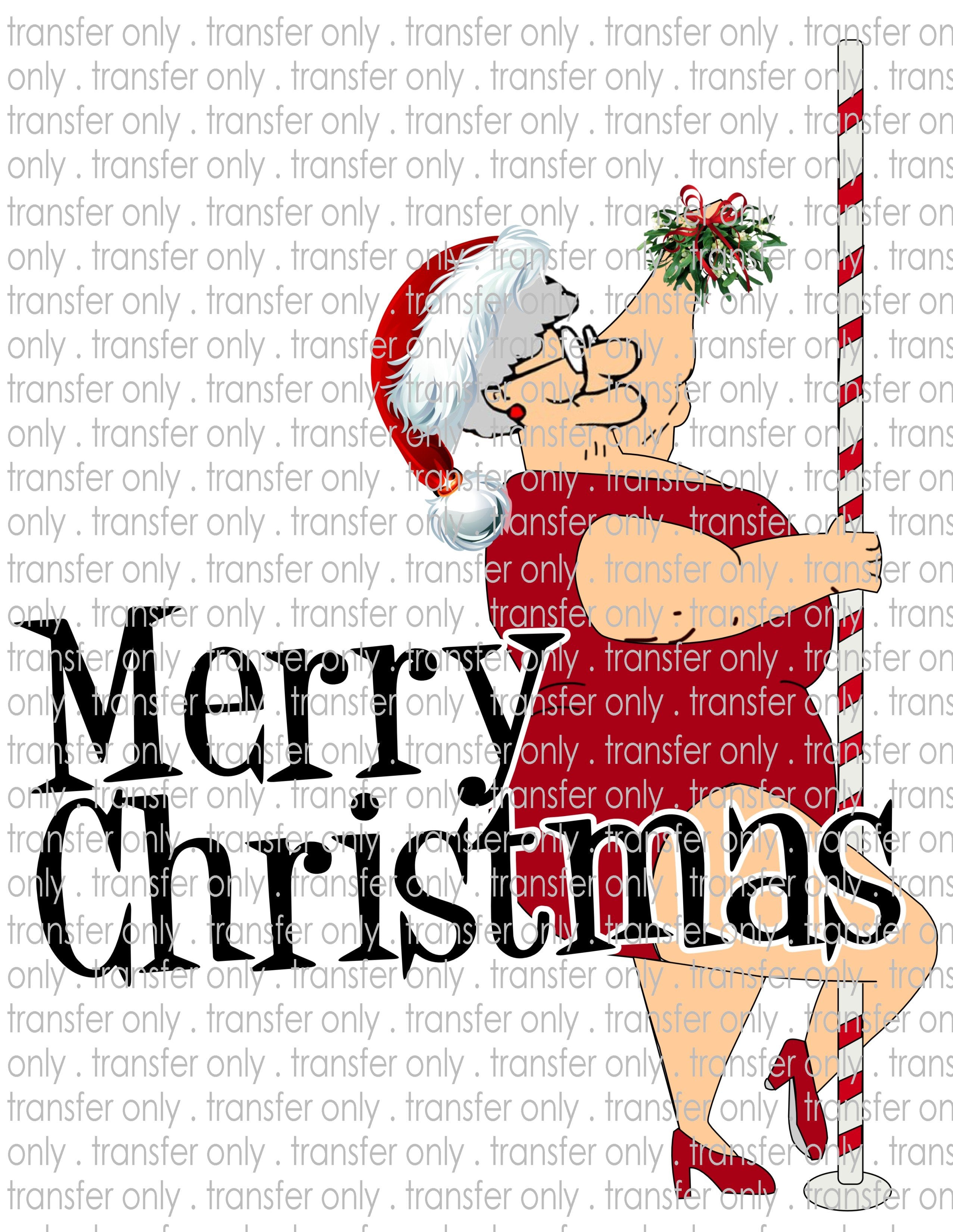 Granny on Pole - Waterslide, Sublimation Transfers