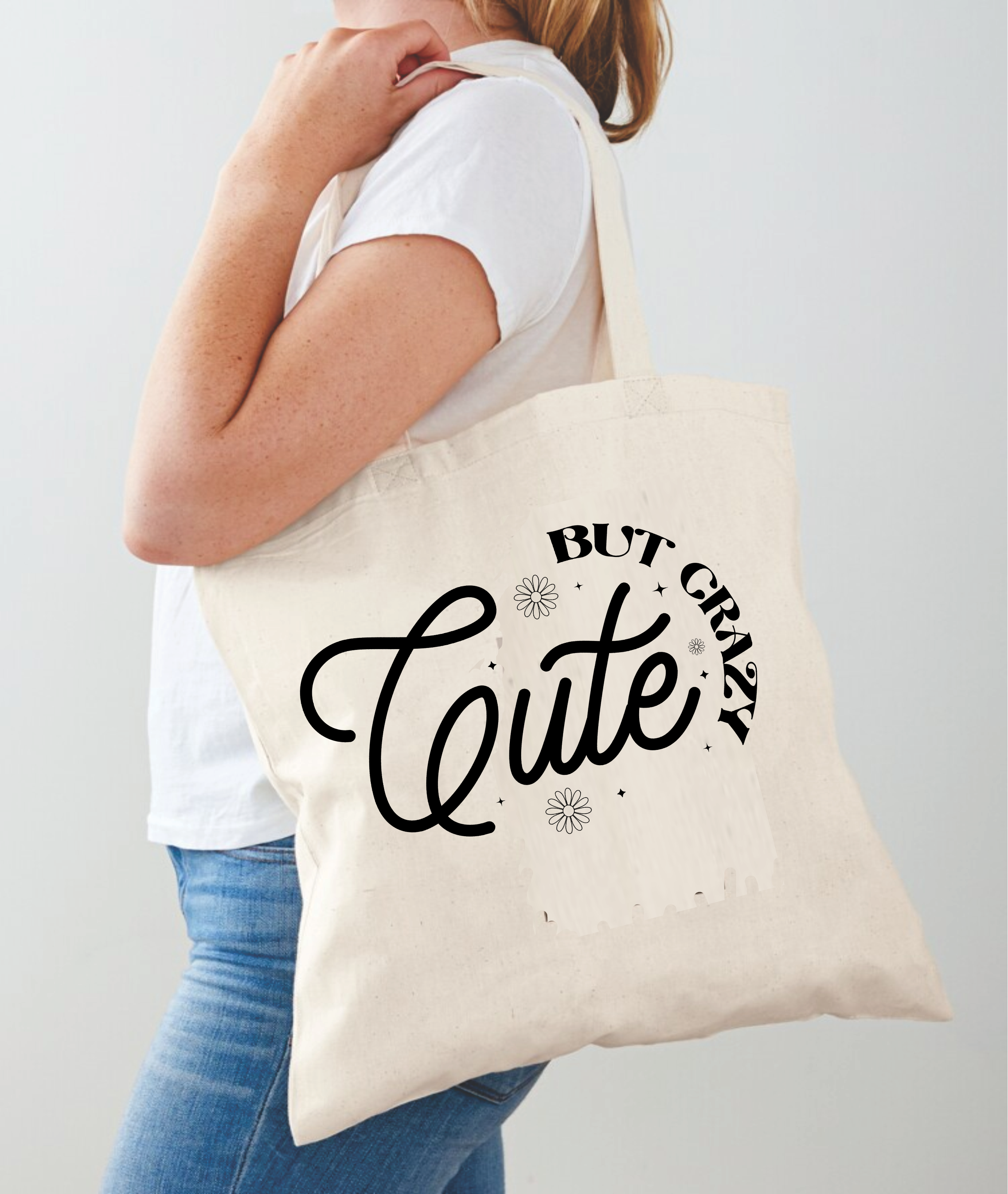 Cute But Crazy - Tumbler Wrap - Sublimation Transfer