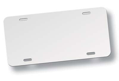 UV Plus+ Sublimation License Plate Blanks