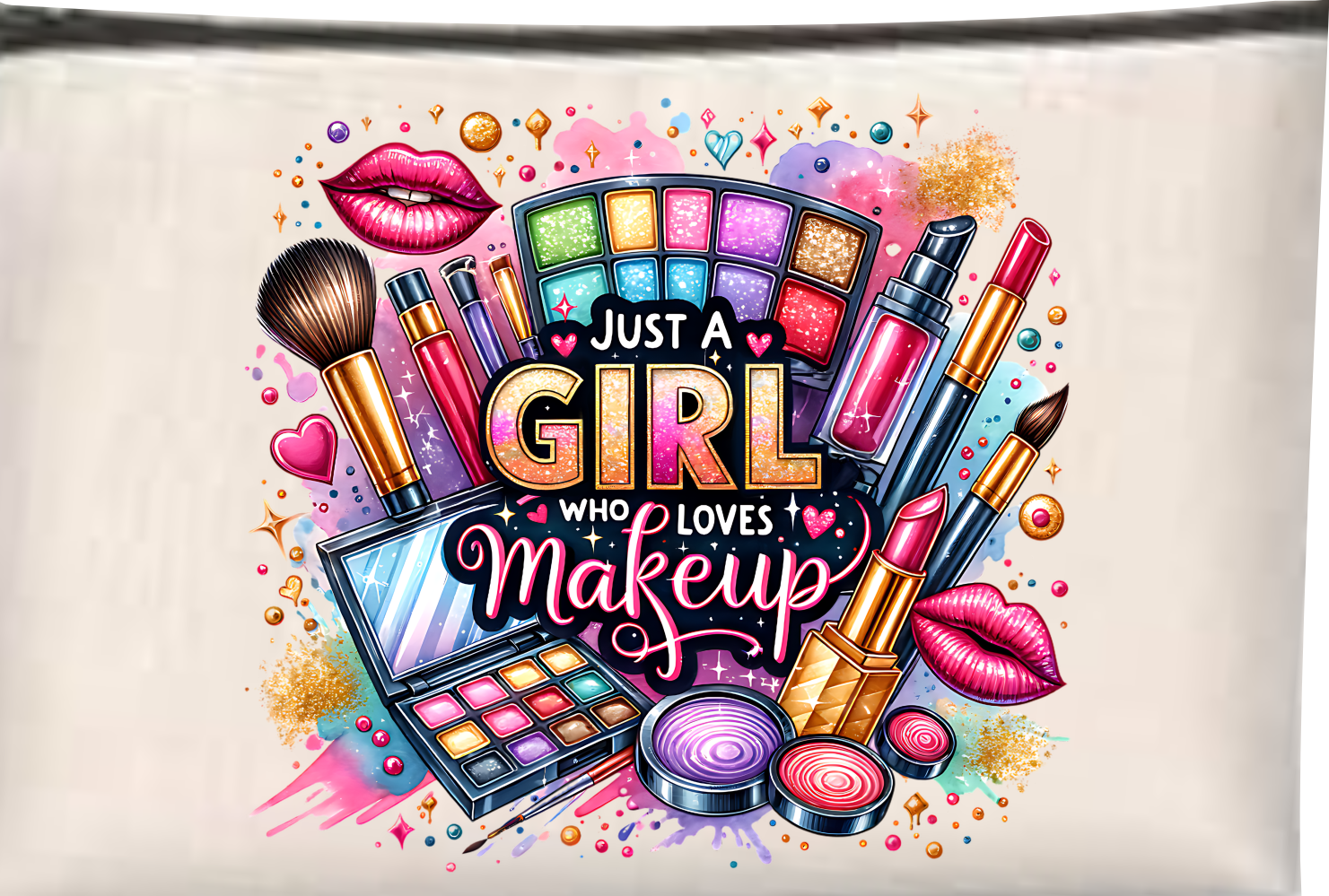 Zippered Makeup/Toiletry Bag - Sublimation Blank