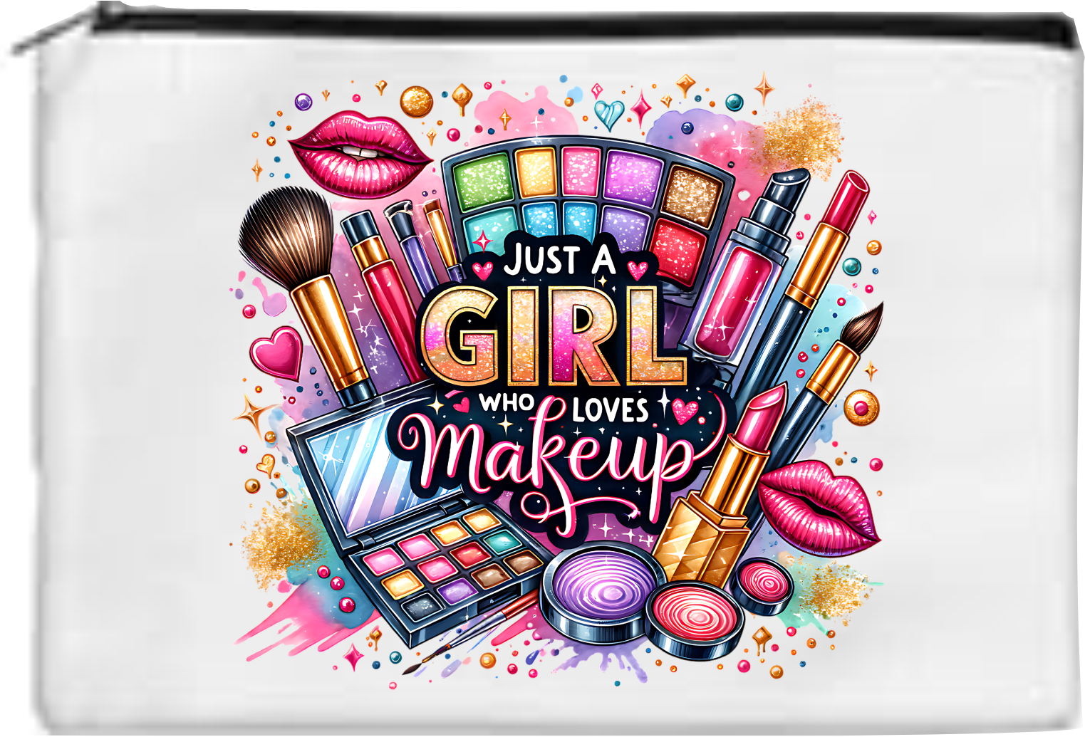 Zippered Makeup/Toiletry Bag - Sublimation Blank