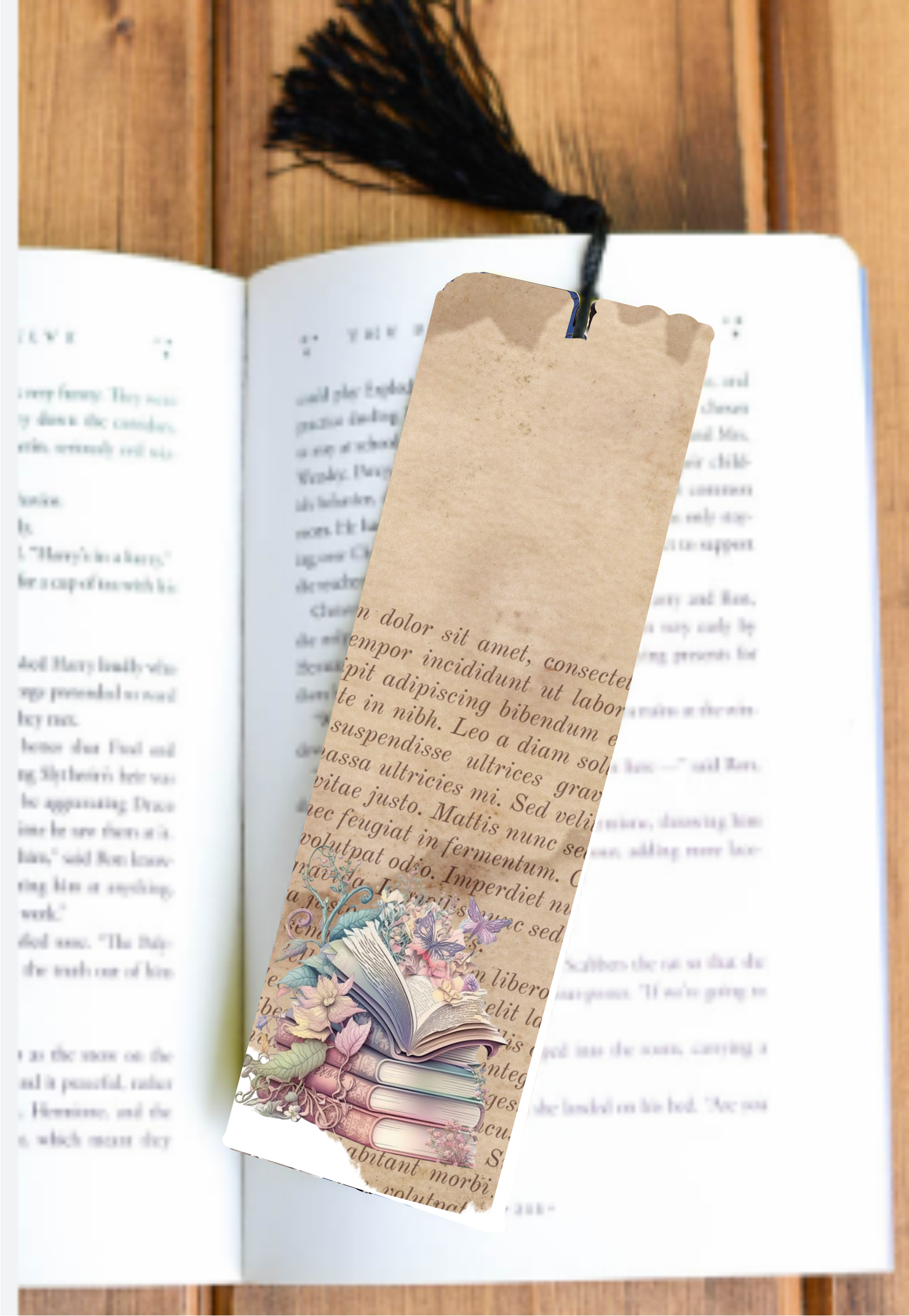 Vintage Page - Bookmark - Sublimation Transfer