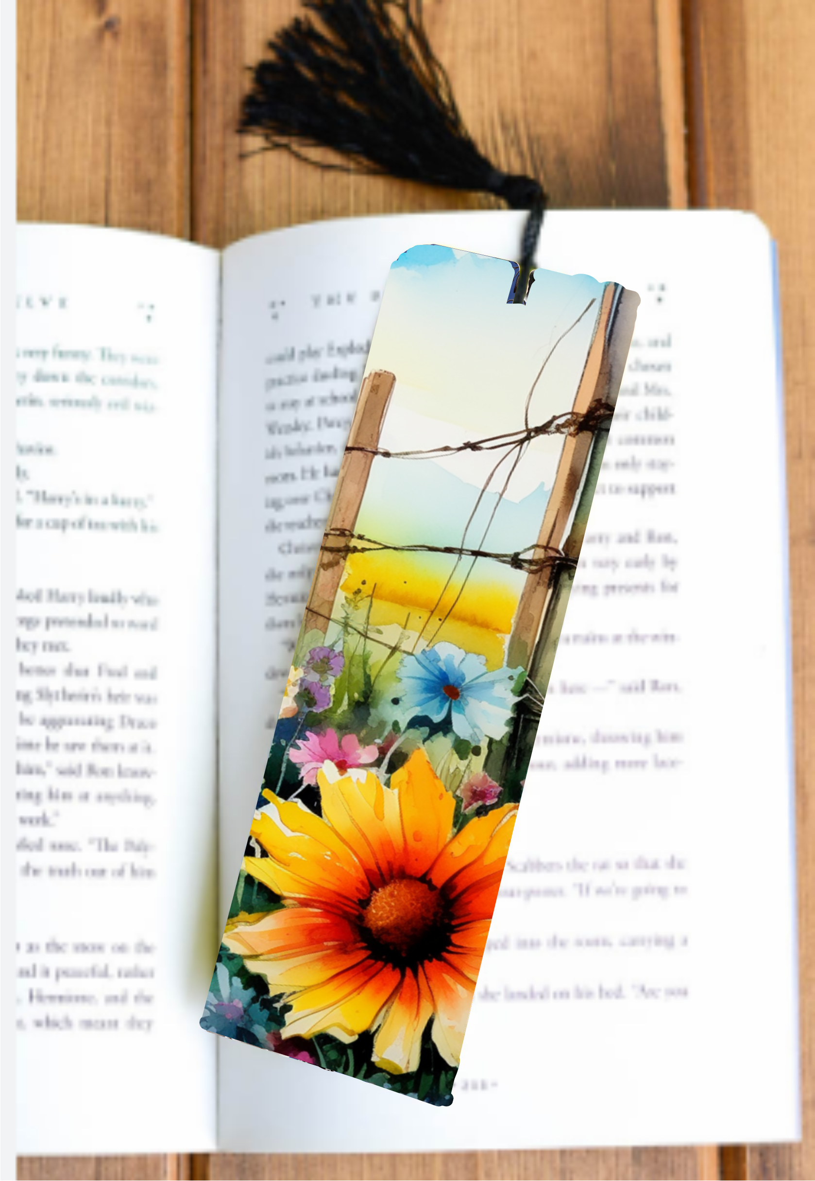 Fencepost & Flower - Bookmark - Sublimation Transfer