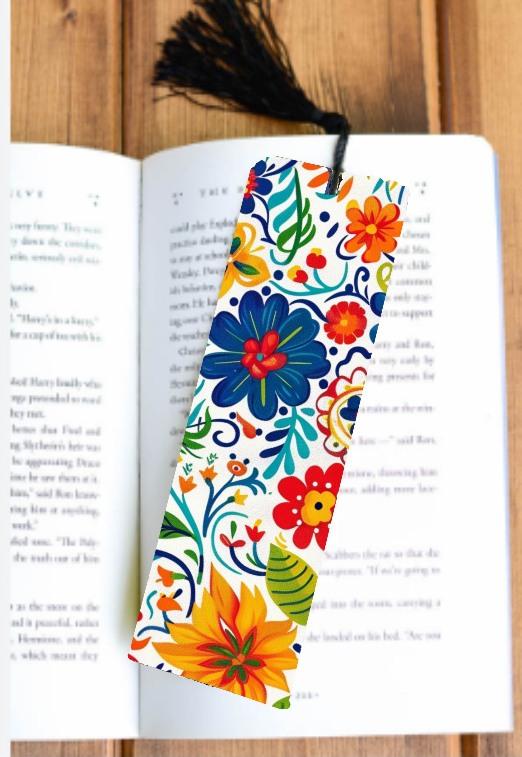 Vibrant Floral - Bookmark - Sublimation Transfer
