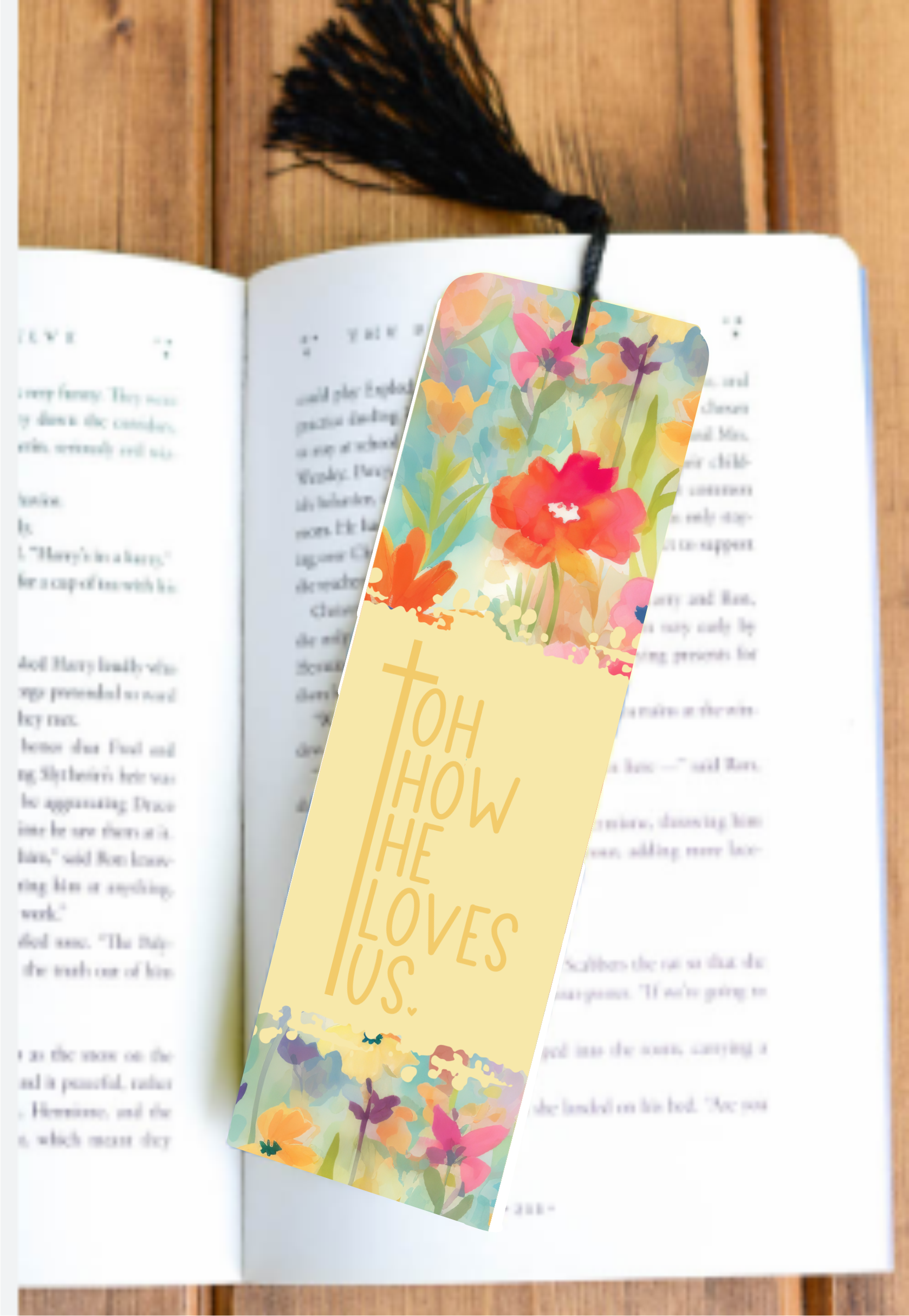 Oh How He Loves Us - Bookmark - Sublimation Transfer