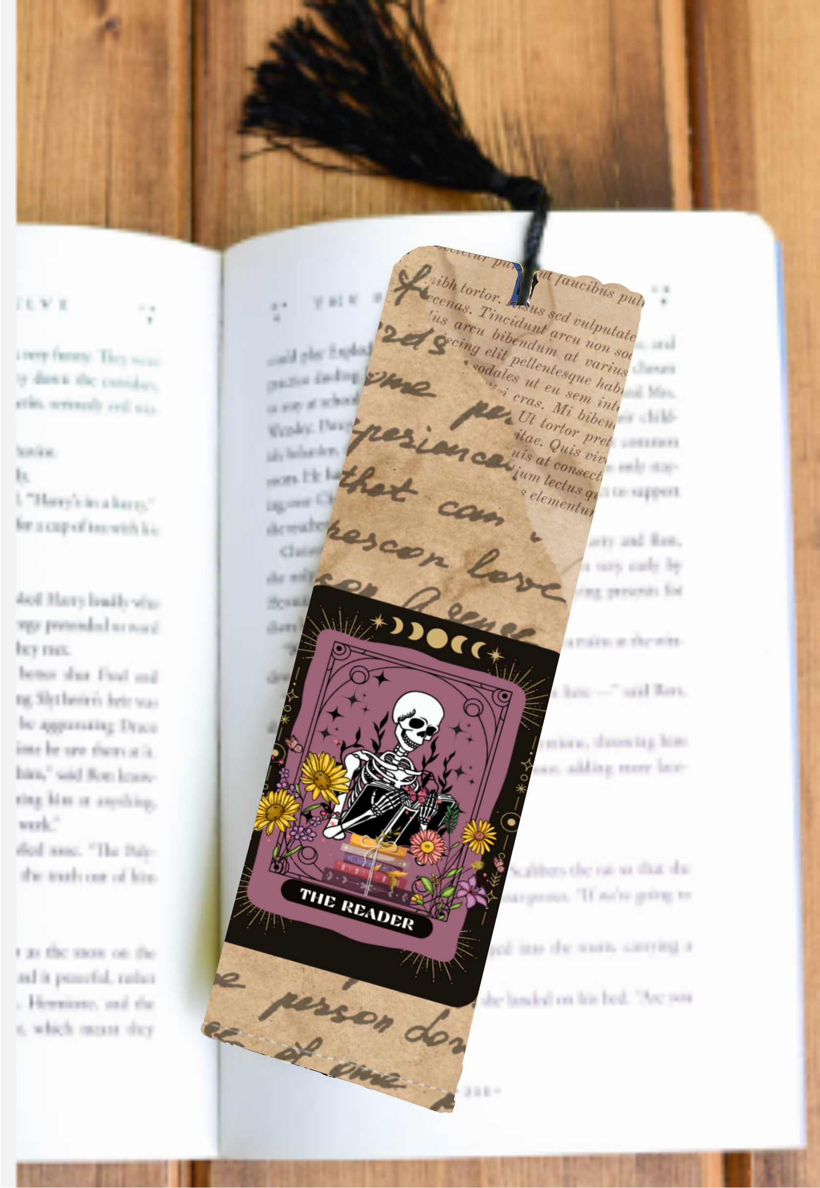 The Reader Tarot Card  - Bookmark - Sublimation Transfer