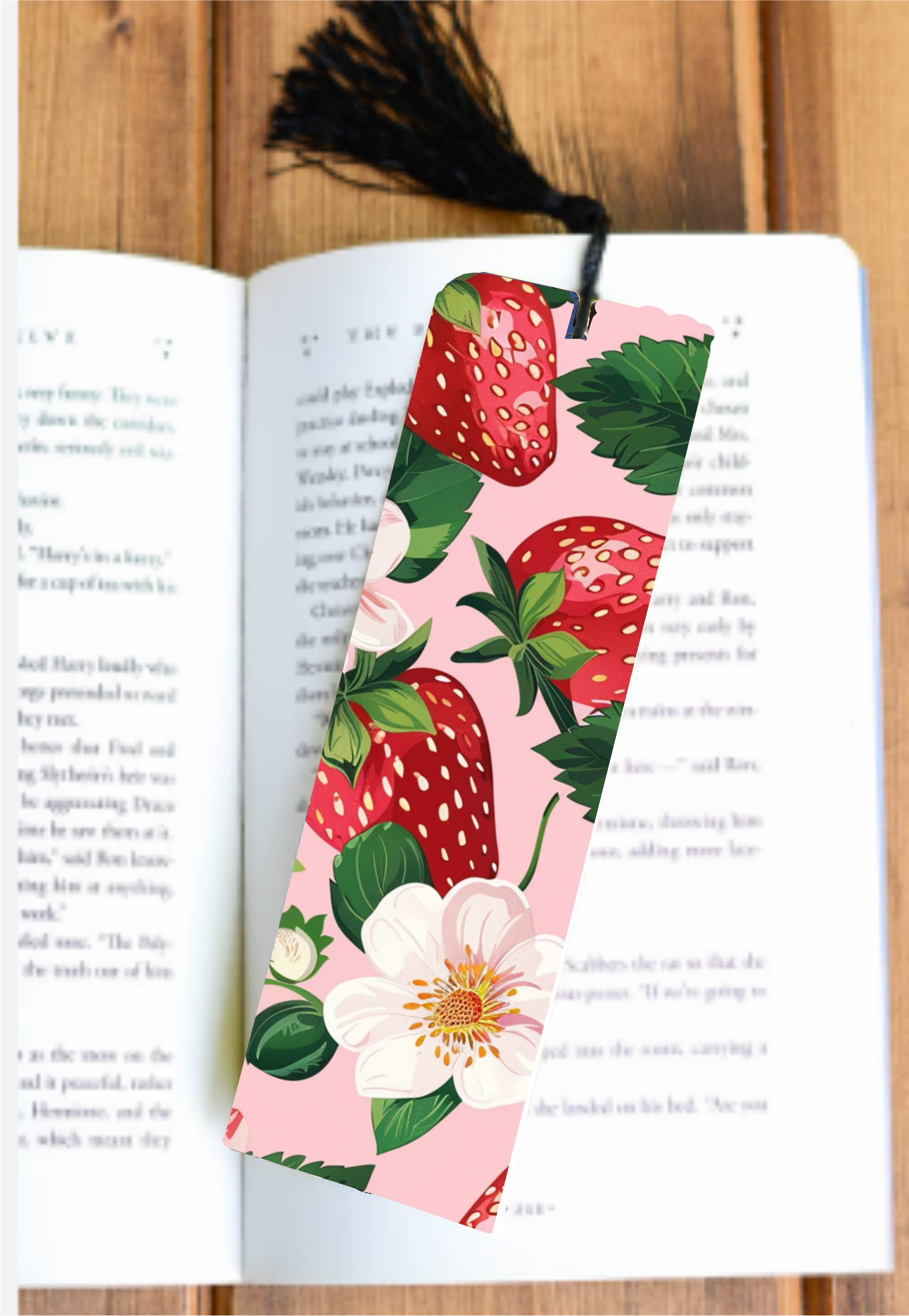 Strawberries - Bookmark - Sublimation Transfer