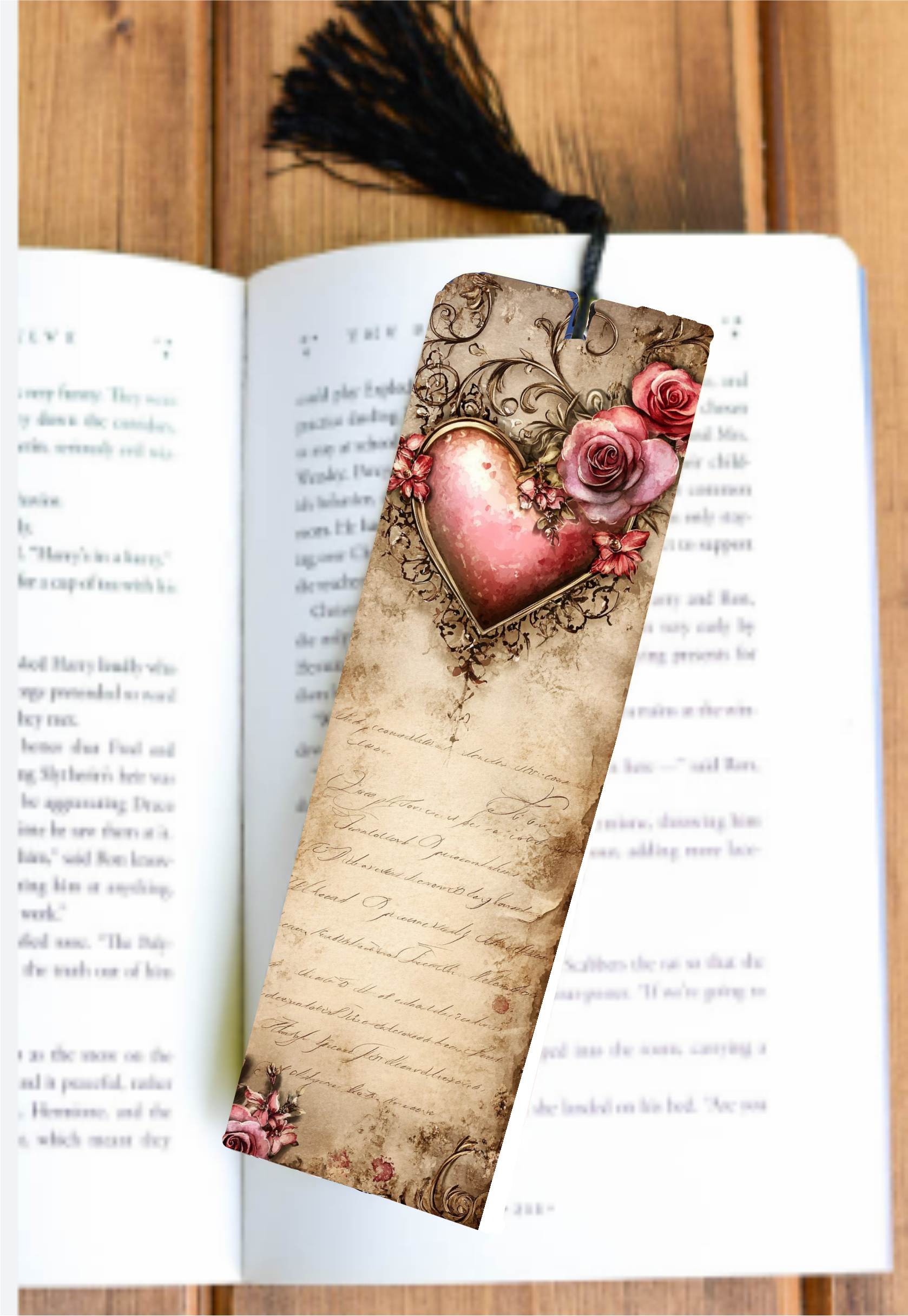 Vintage Victorian - Bookmark - Sublimation Transfer