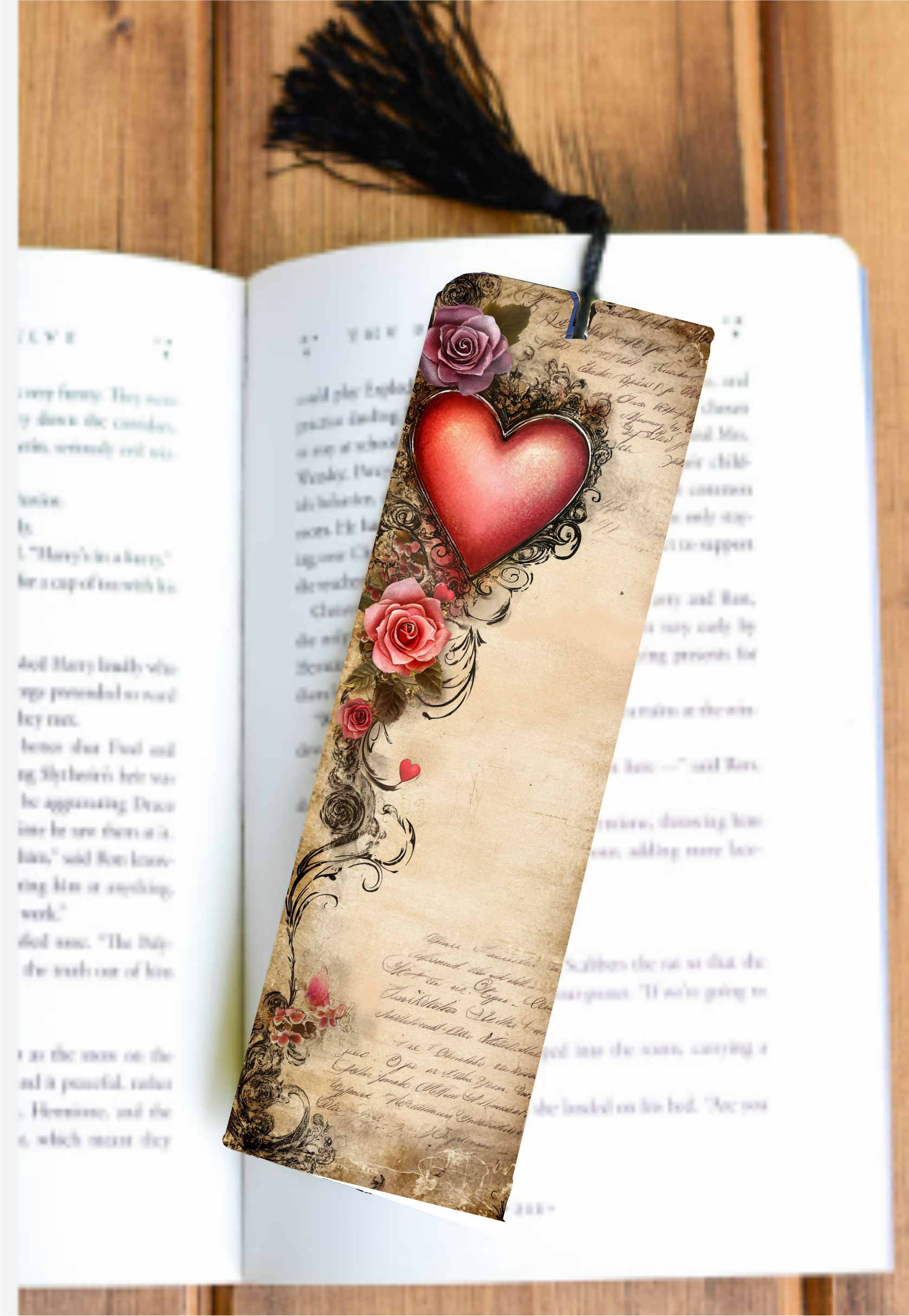 Vintage Victorian - Bookmark - Sublimation Transfer