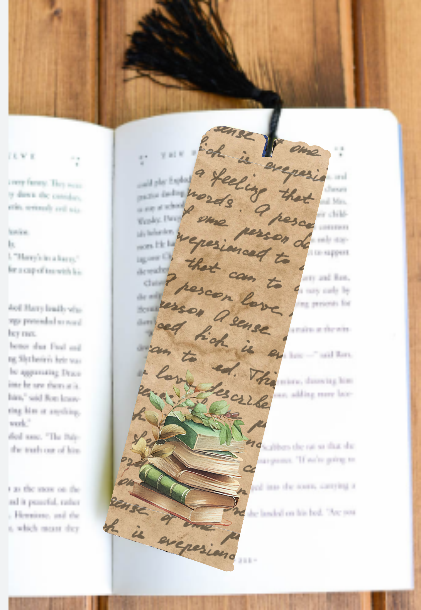 Vintage Books - Bookmark - Sublimation Transfer