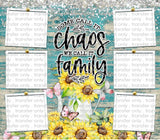 6 image - Some Call It Chaos - Add Your Own Photos - Sublimation Tumbler Wrap